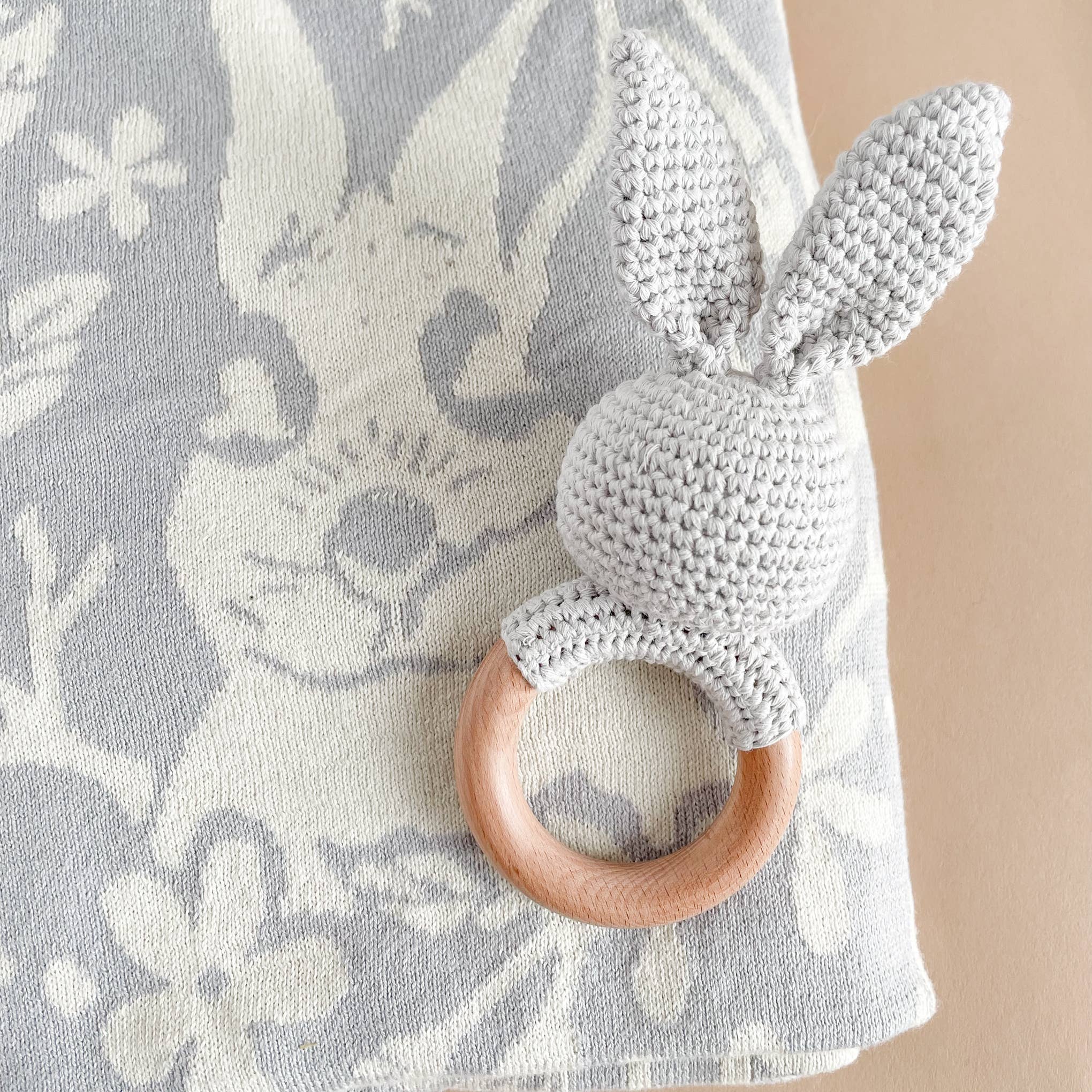 Bunny Crochet Rattle