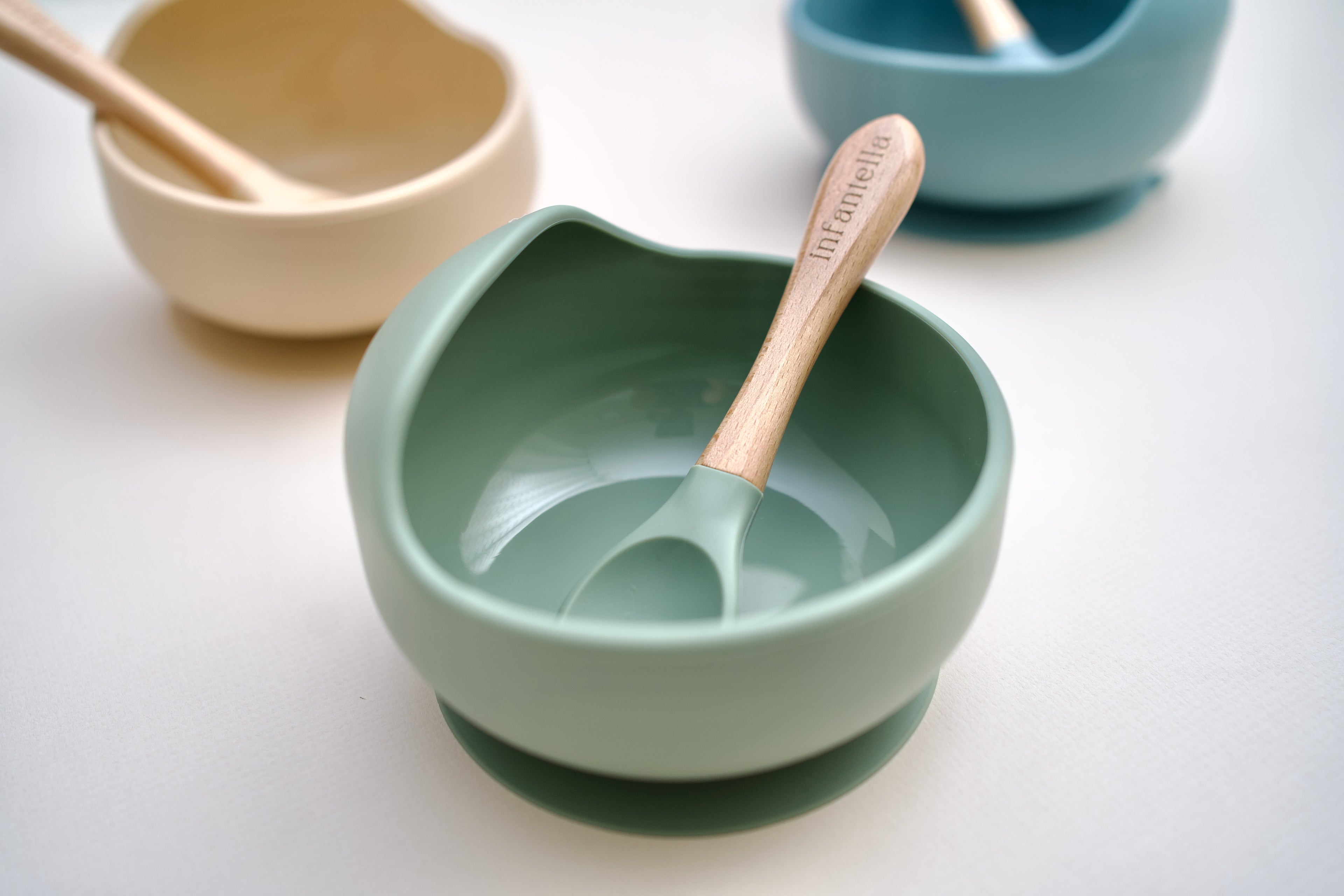 Infantella Bowl & Wooden Spoon