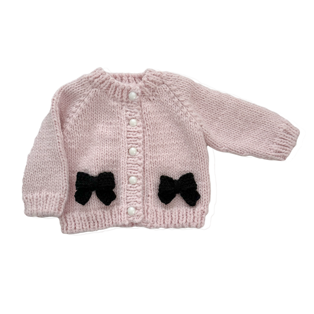 Bow Cardigan Baby 12-24M