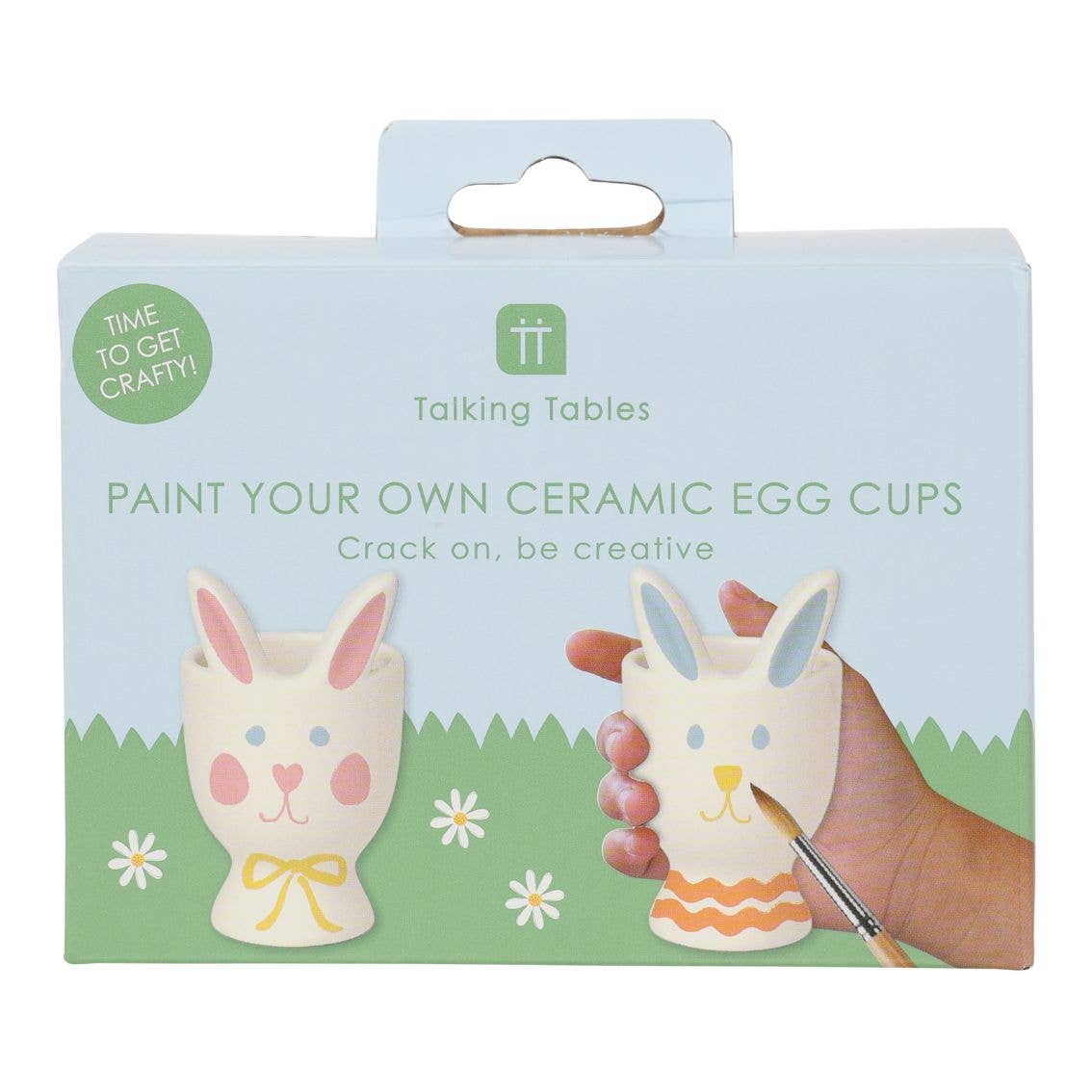 Paint Your Own Ceramic Easter Egg Cup - 2 Pack | Craft |