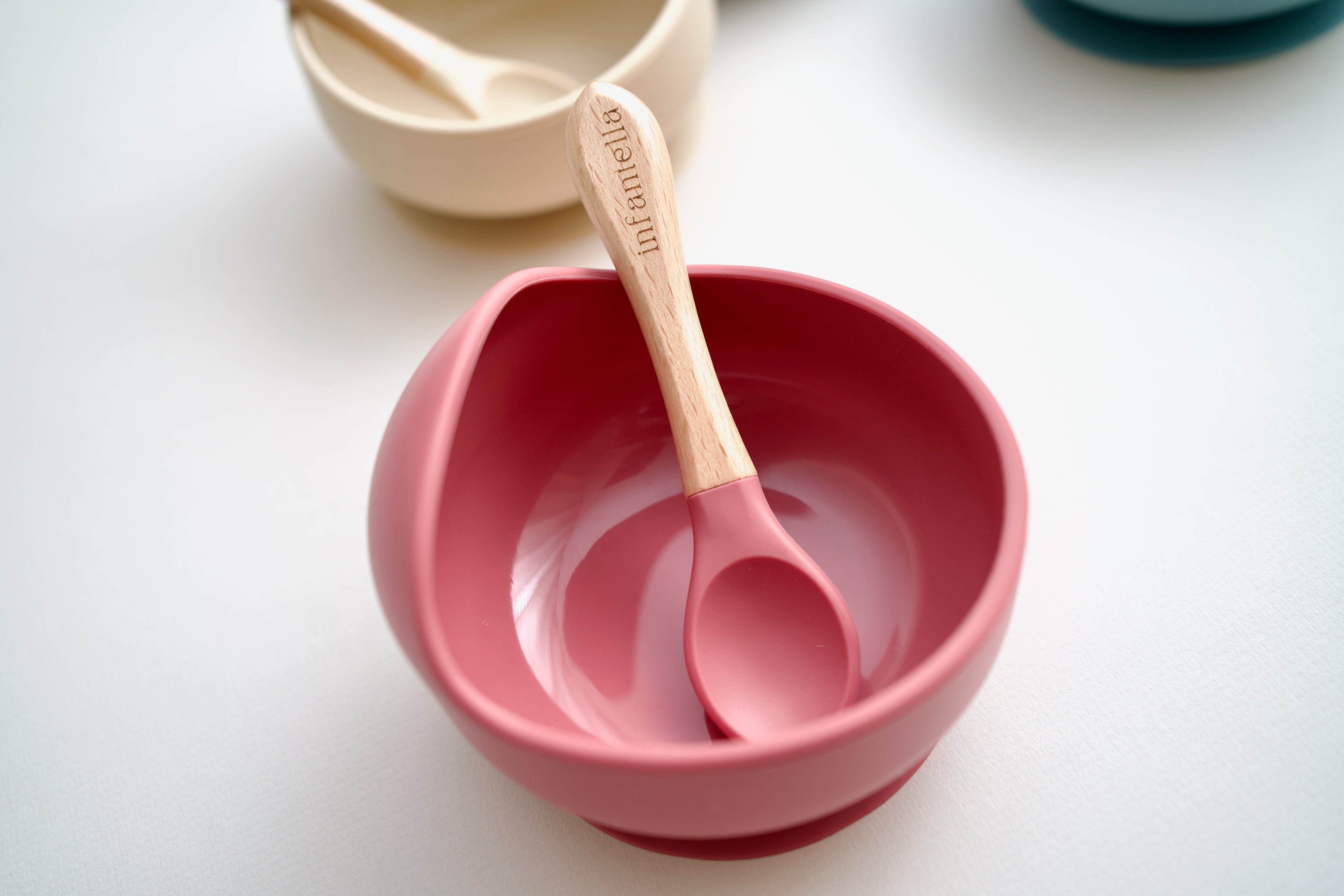 Infantella Bowl & Wooden Spoon