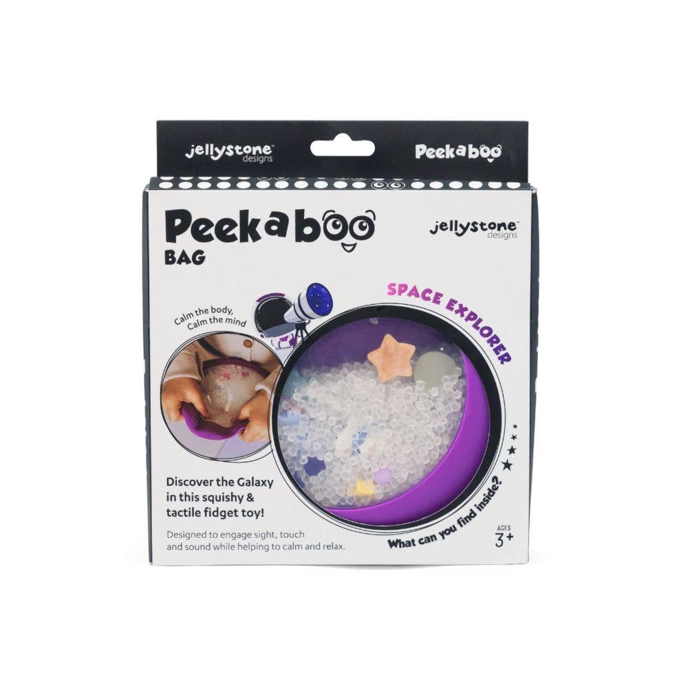 Jellystone Designs Peek-a-Boo Bag: Galaxy