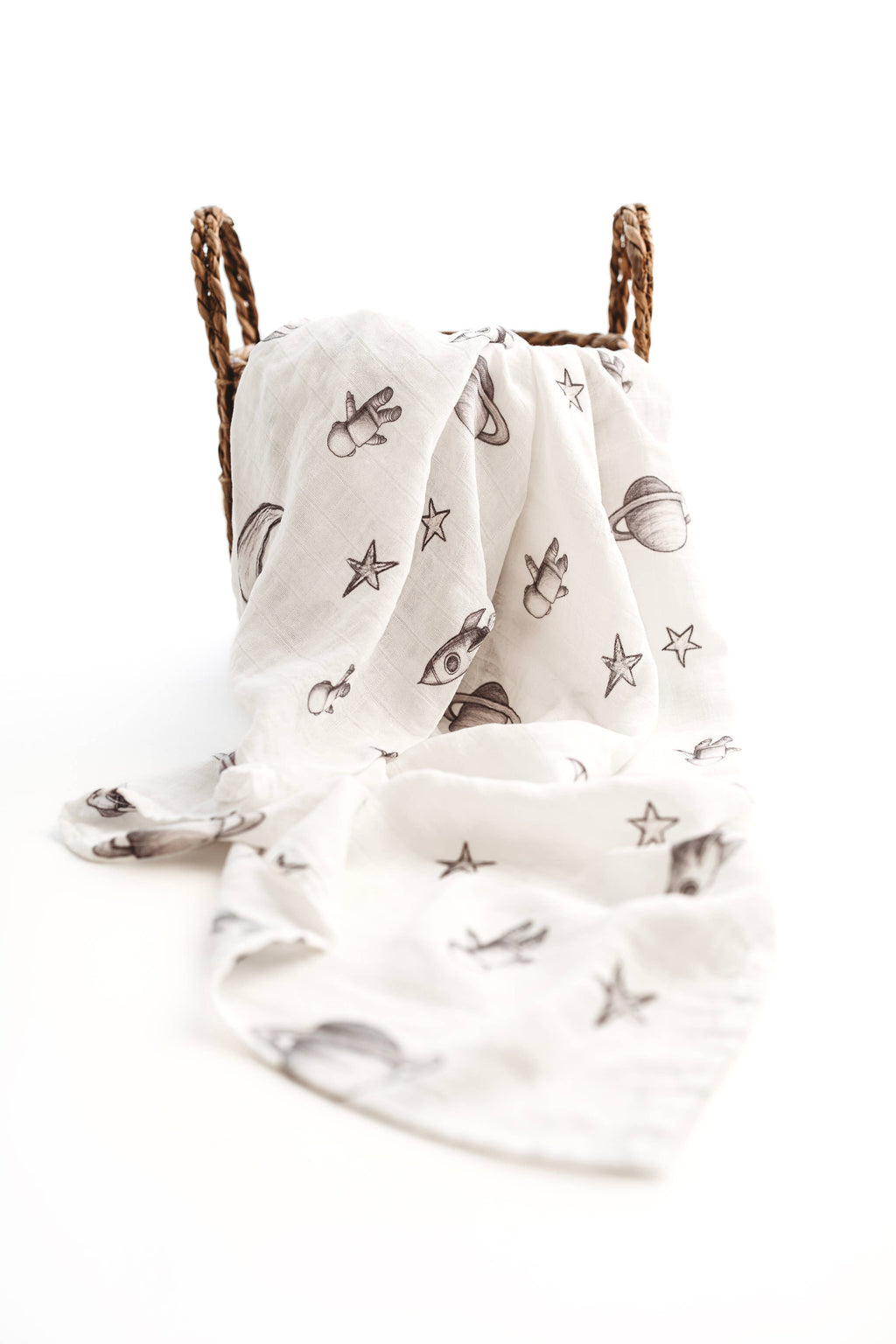 Planet of dreams/ Space/moon/stars Muslin blanket