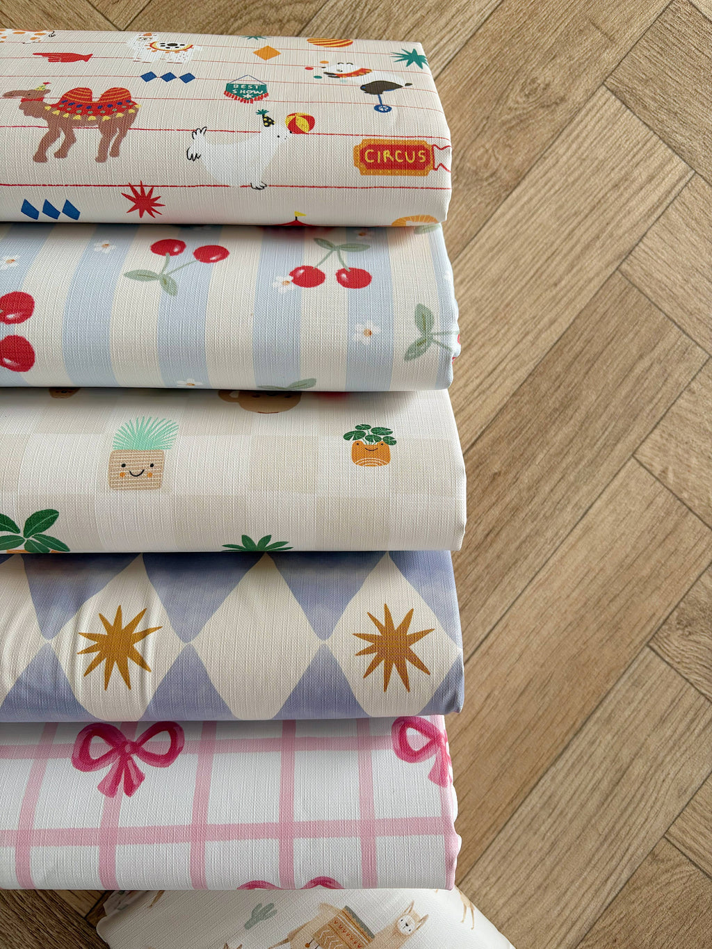 Pink Bow Travel Changing Mat | Handmade UK | Baby Girl Gift