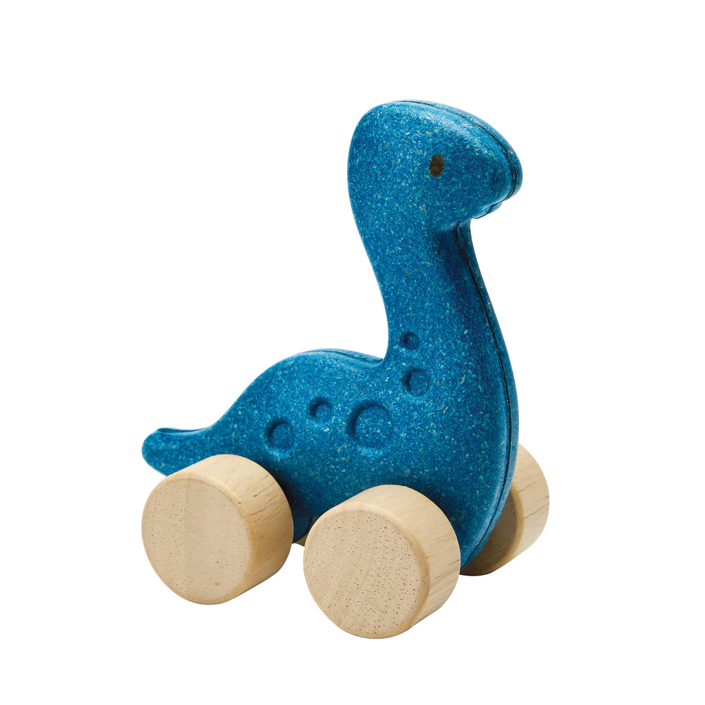 PlanToys Diplo Dino Car Push Along Wooden Toy