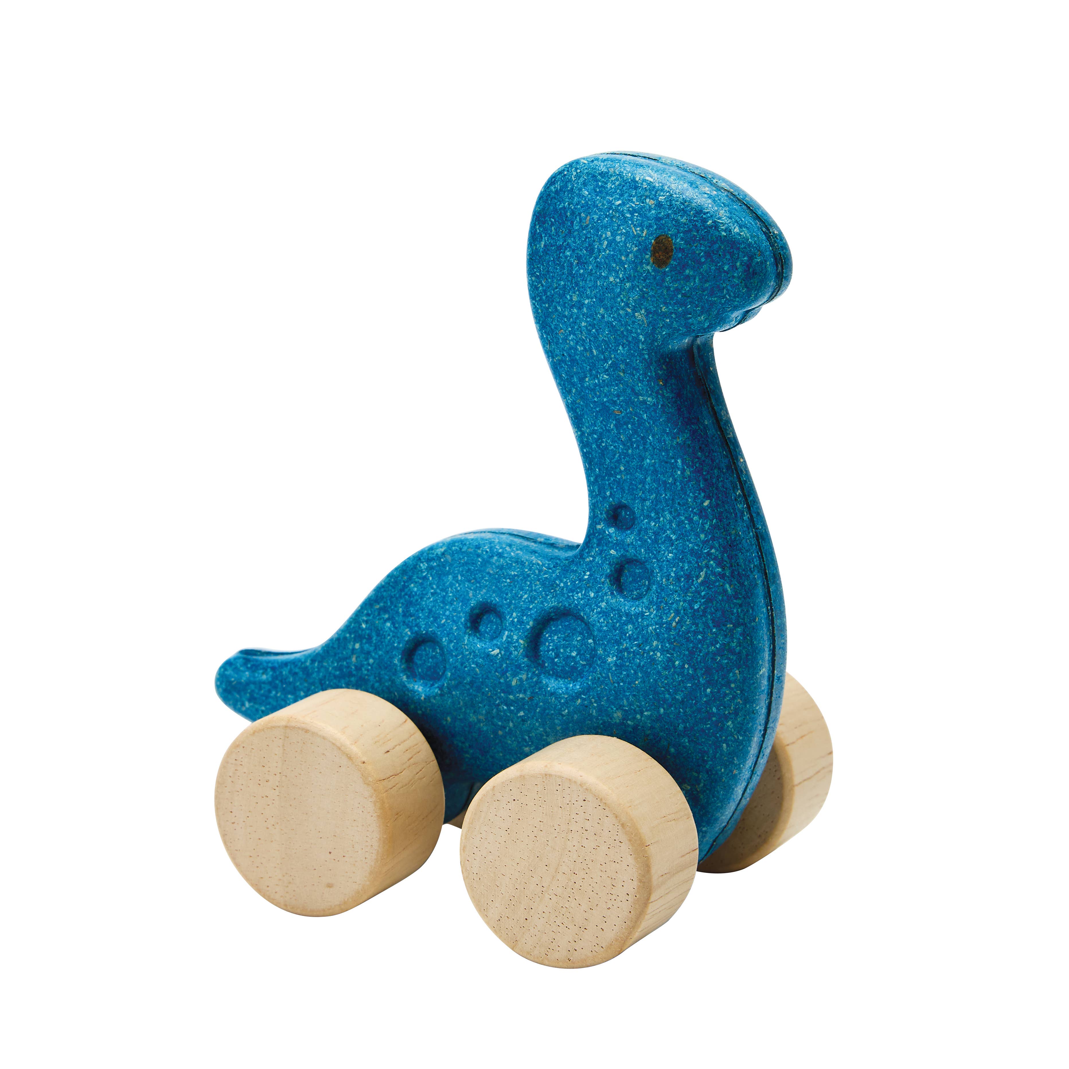 PlanToys Diplo Dino Car Push Along Wooden Toy