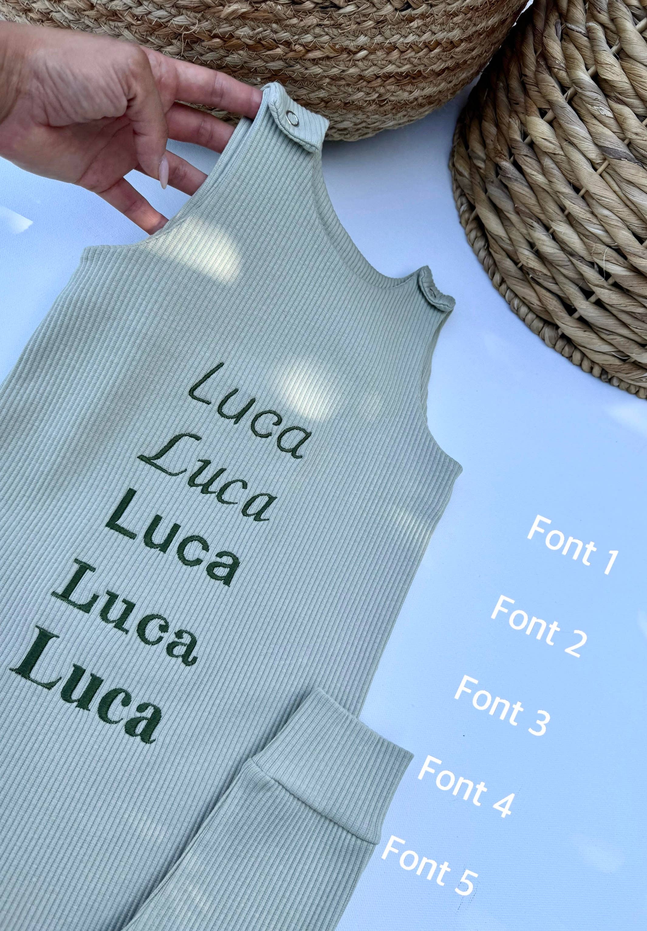 Embroidered Baby Robe