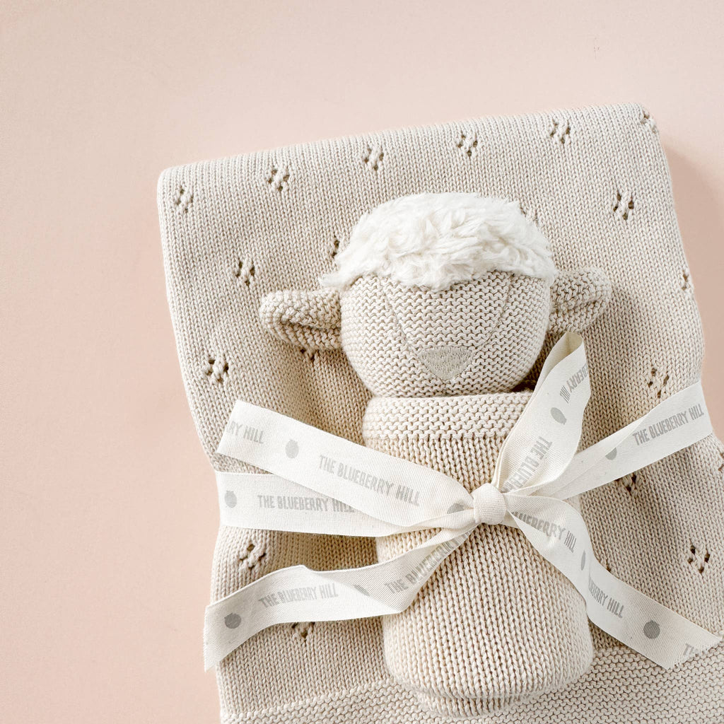 Lovey Lamb Blanket Cuddle Cloth