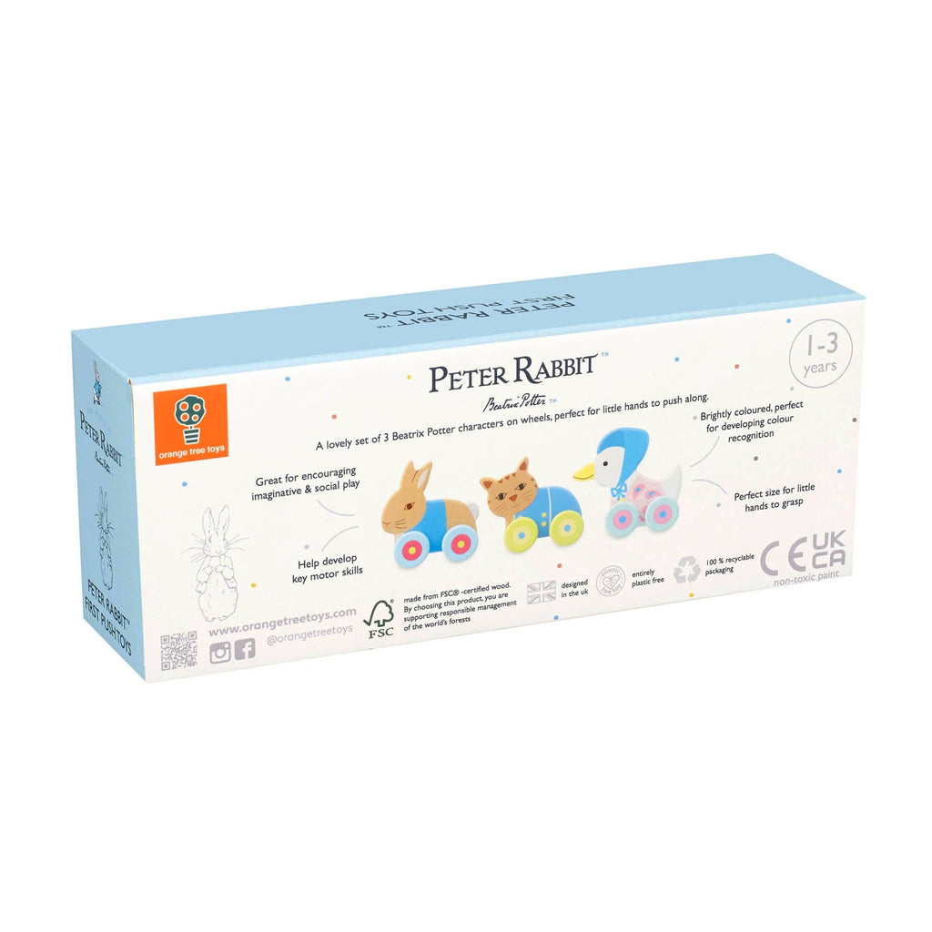 Peter Rabbit™ First push Wooden toys
