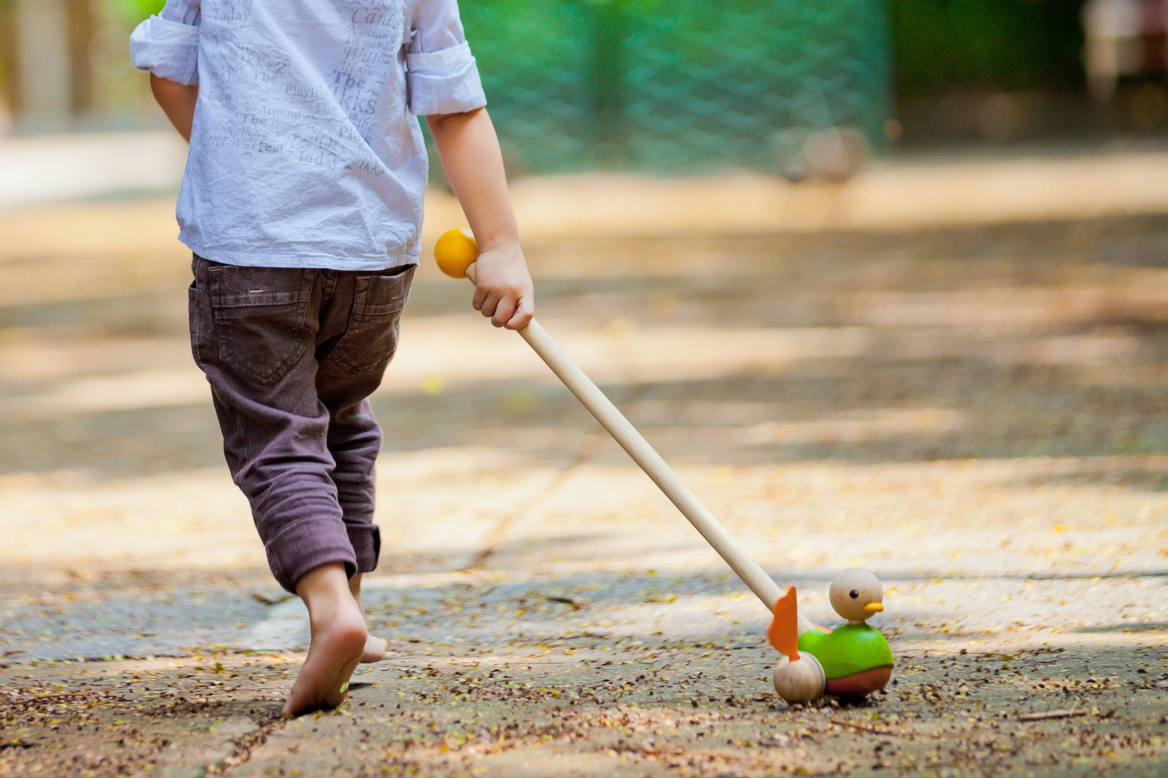 Push-Along Duck Wooden Toy PlanToys