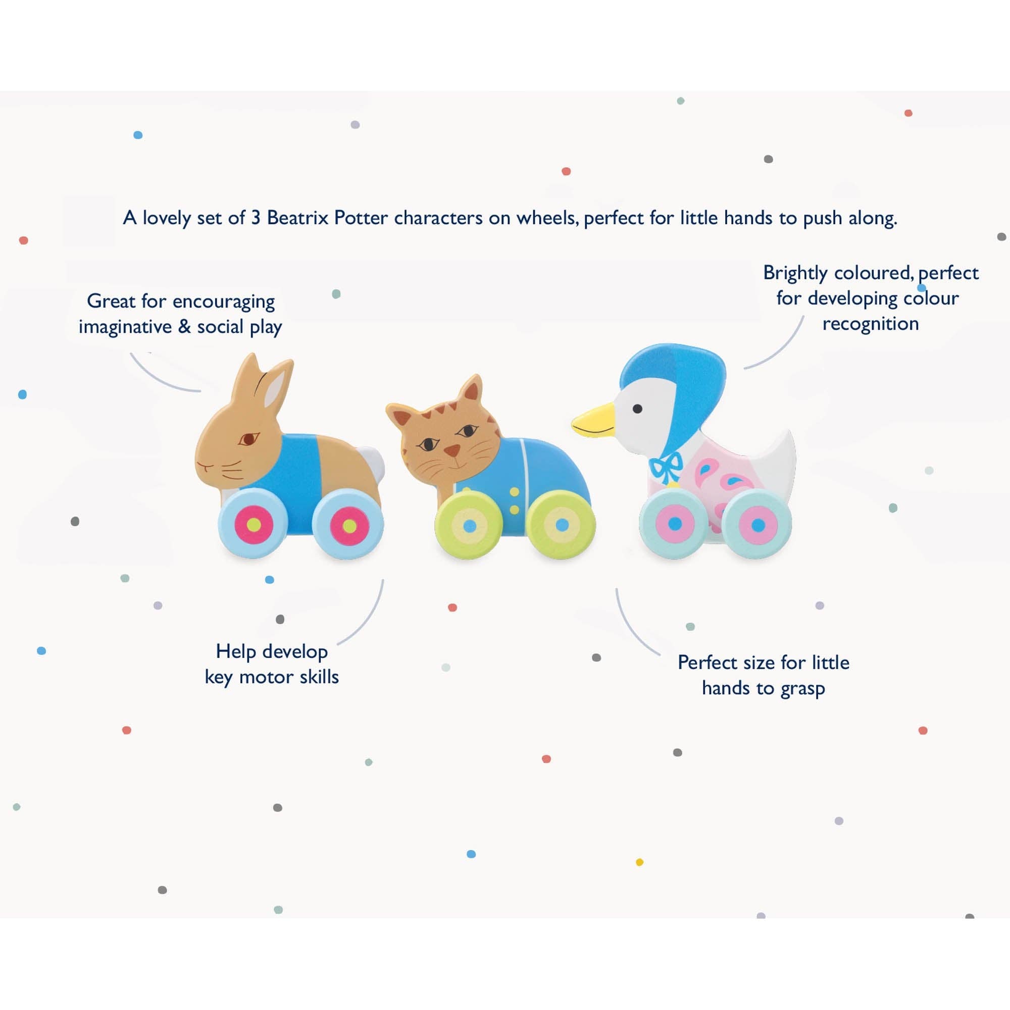 Peter Rabbit™ First push Wooden toys