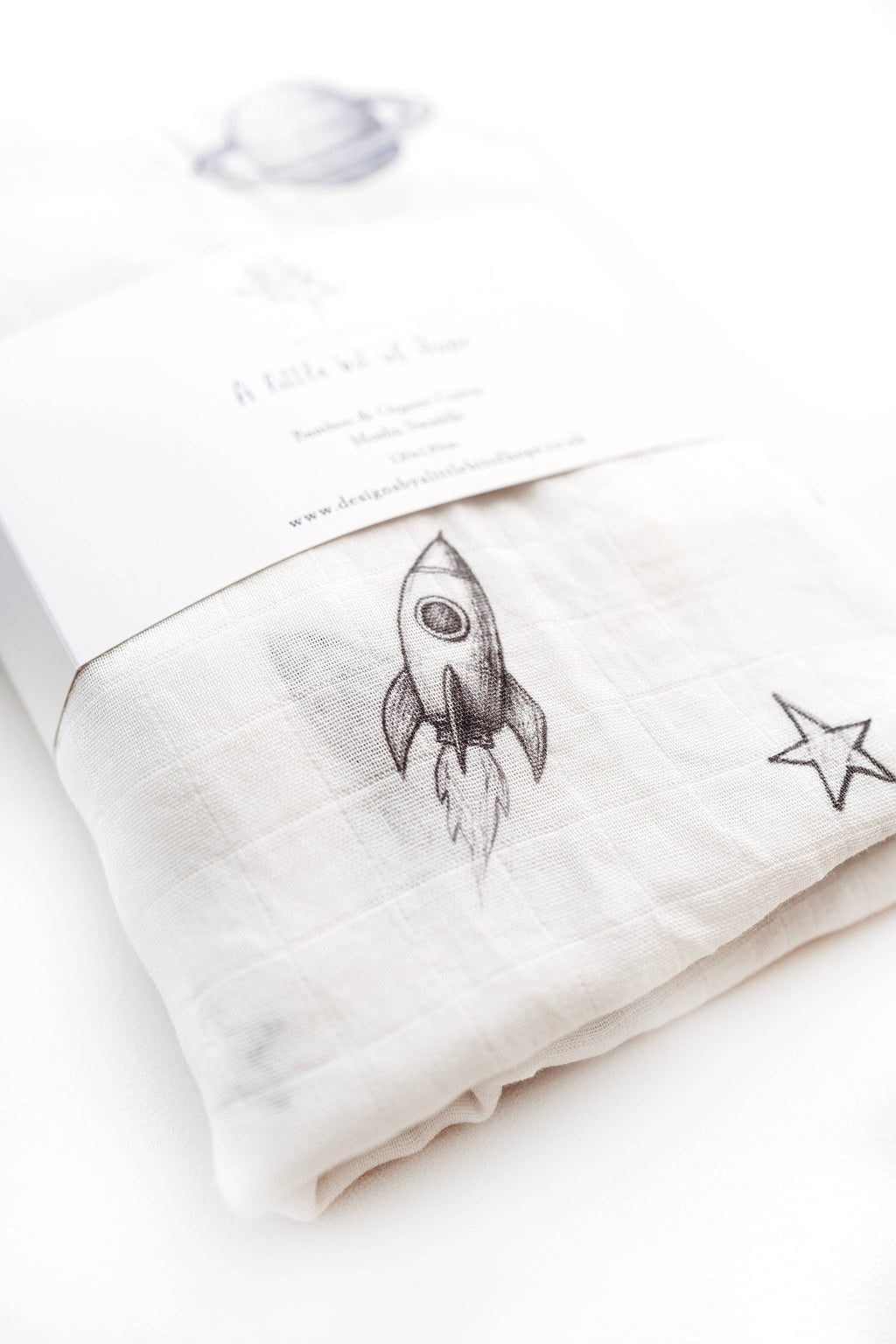 Planet of dreams/ Space/moon/stars Muslin blanket
