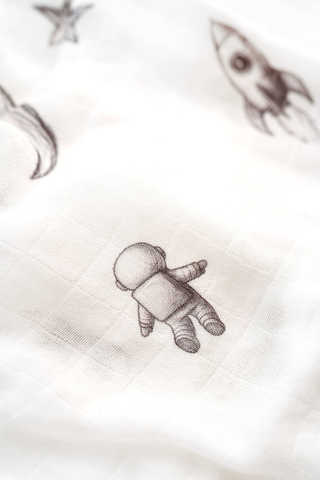 Planet of dreams/ Space/moon/stars Muslin blanket