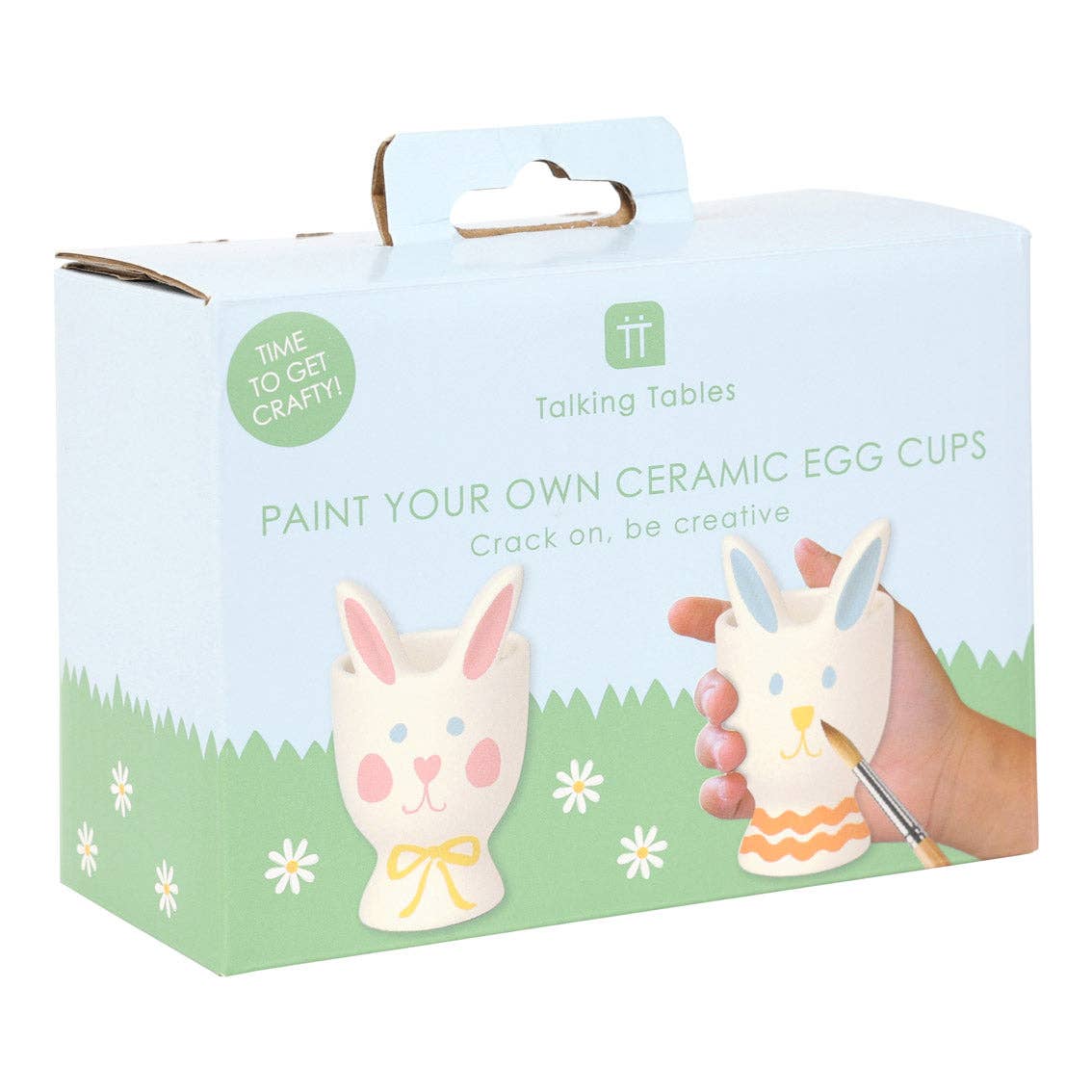 Paint Your Own Ceramic Easter Egg Cup - 2 Pack | Craft |