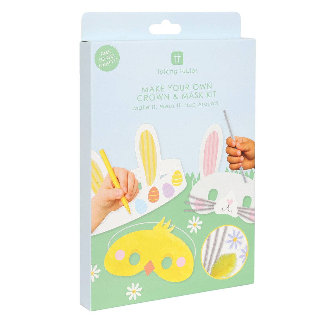 Easter Bunny Masks & Headband Kit - 12 Pack | Easter Decor |