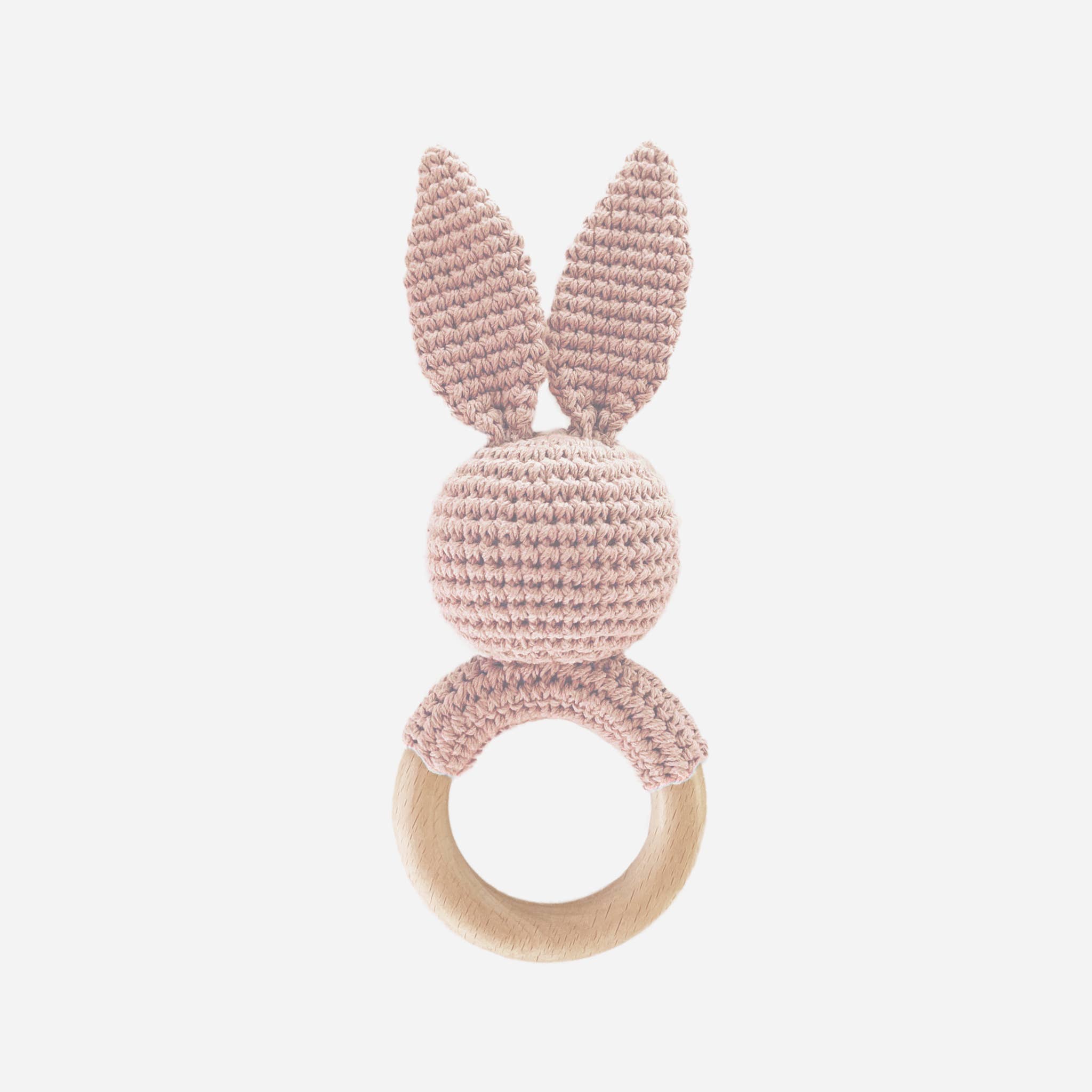 Teether Bunny Crochet Rattle