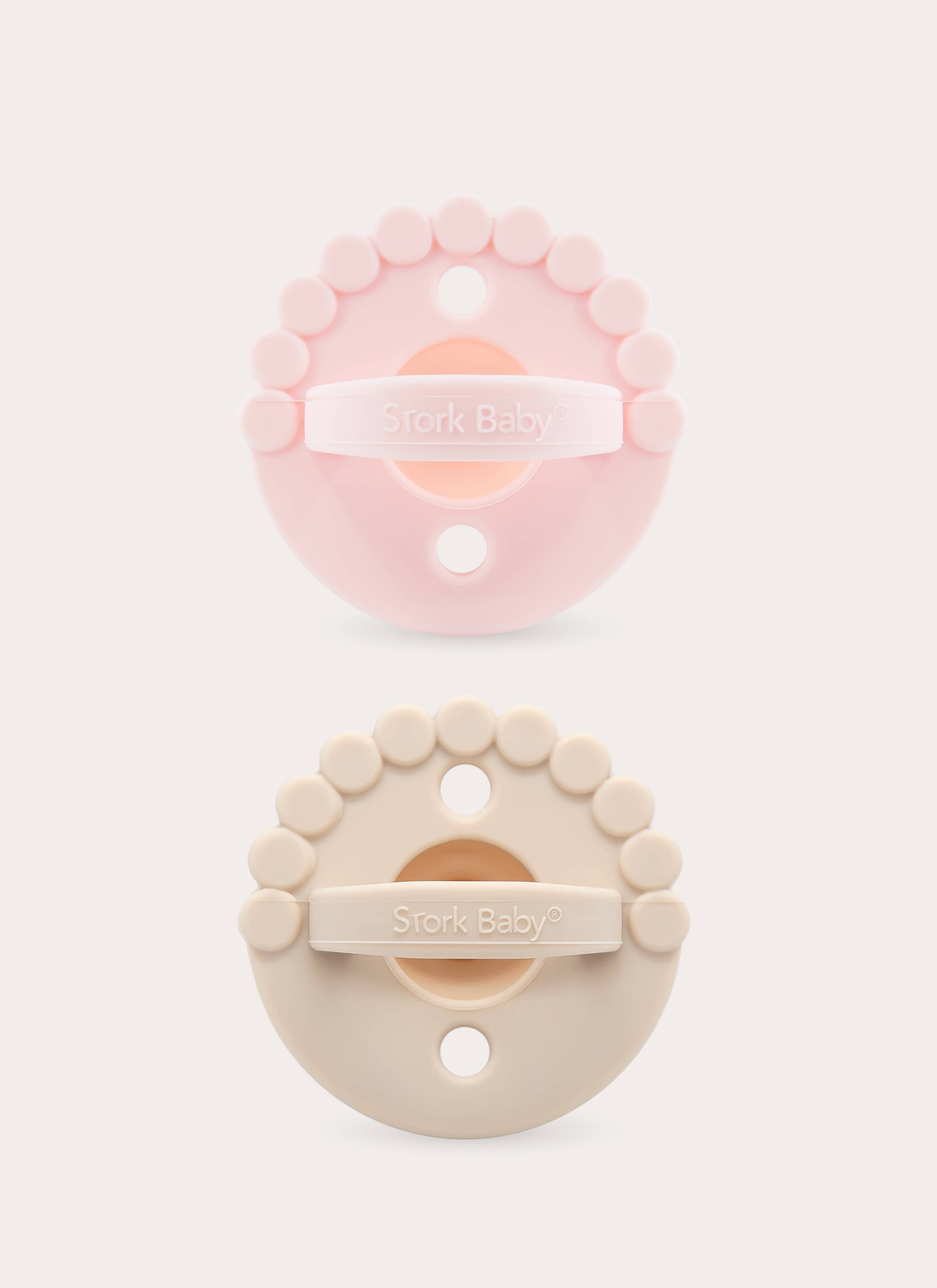 SOOTHER (Set Of Two) In Cotton Candy and Latte