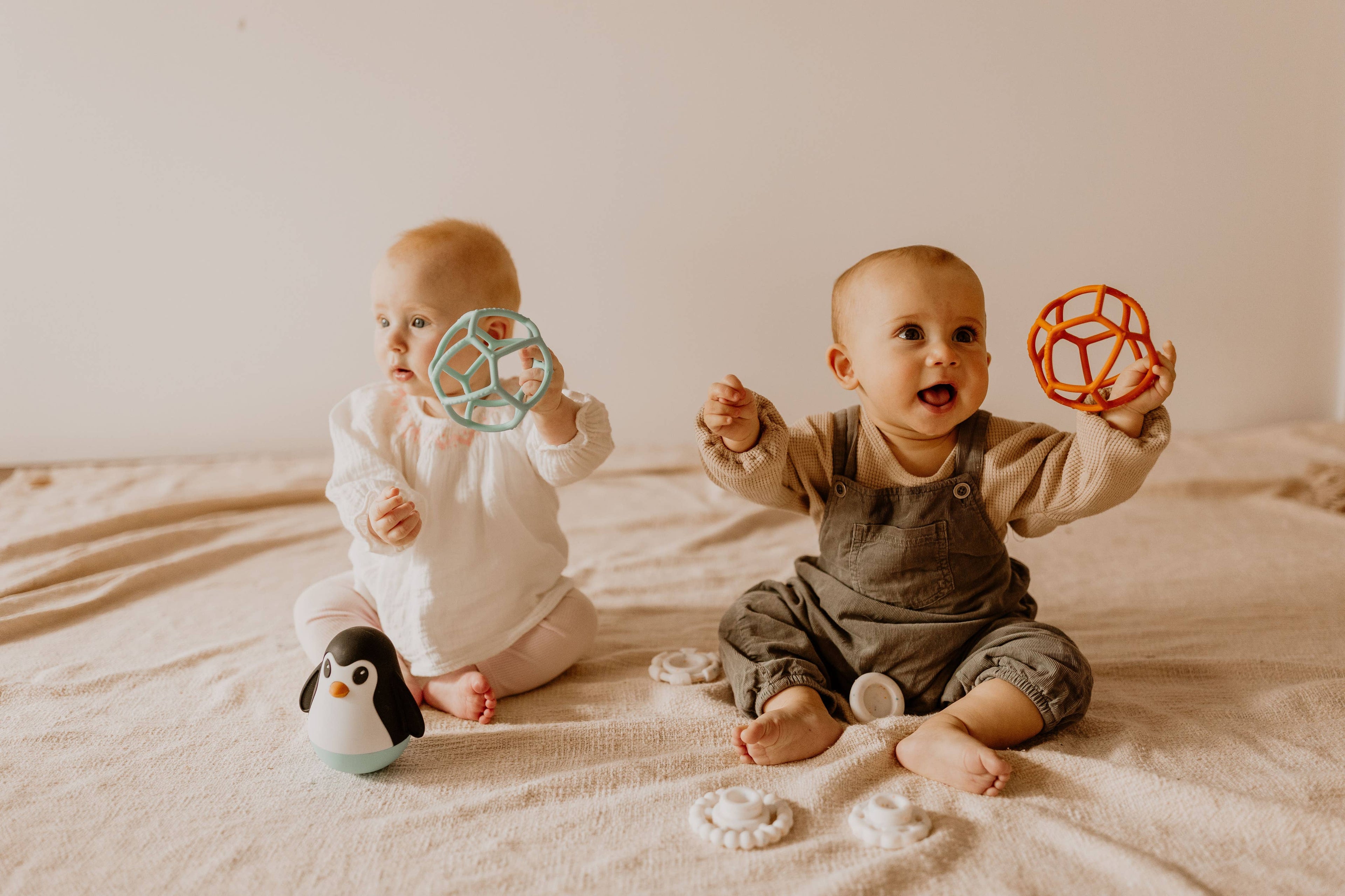 Jellystone Designs Sensory Ball: Soft Blue