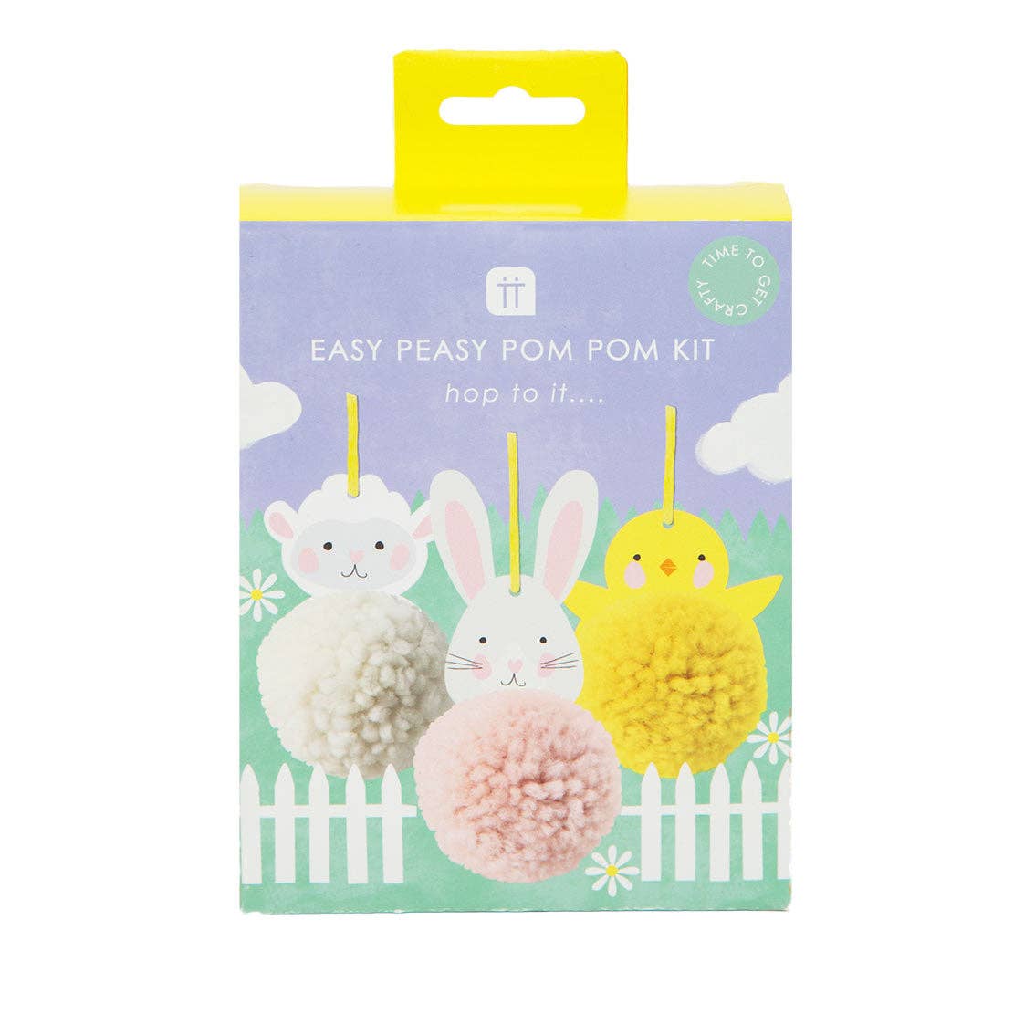 Spring Animals Easter Pom Pom Kit - 6 Pack
