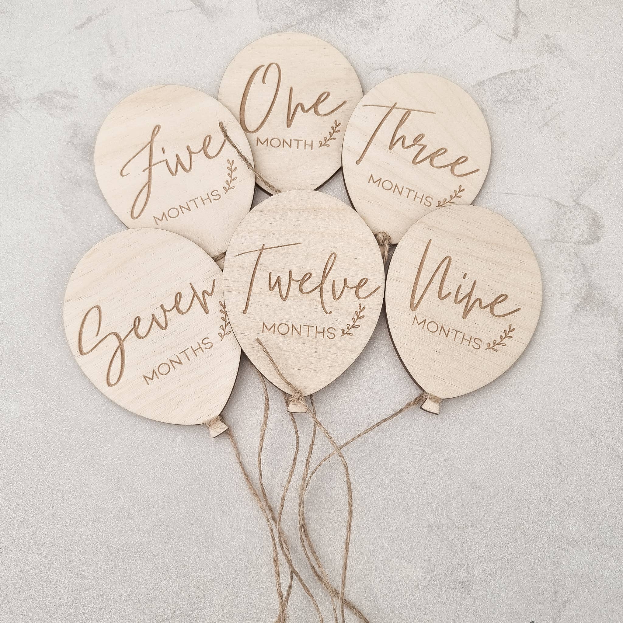 Balloon Baby Milestone Cards | TilleyTree