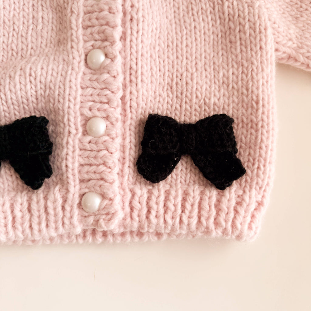 Bow Cardigan Baby 12-24M