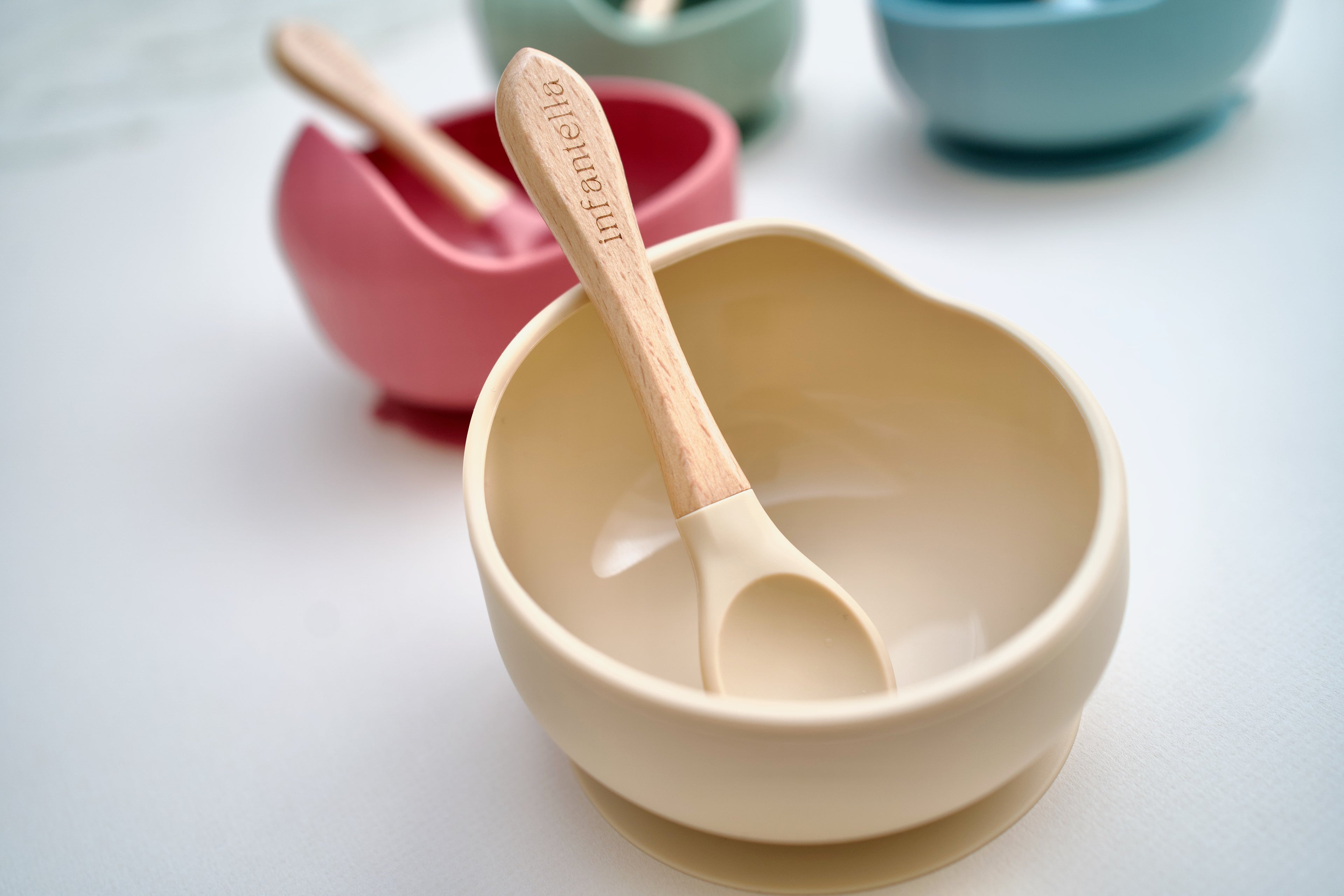 Infantella Bowl & Wooden Spoon