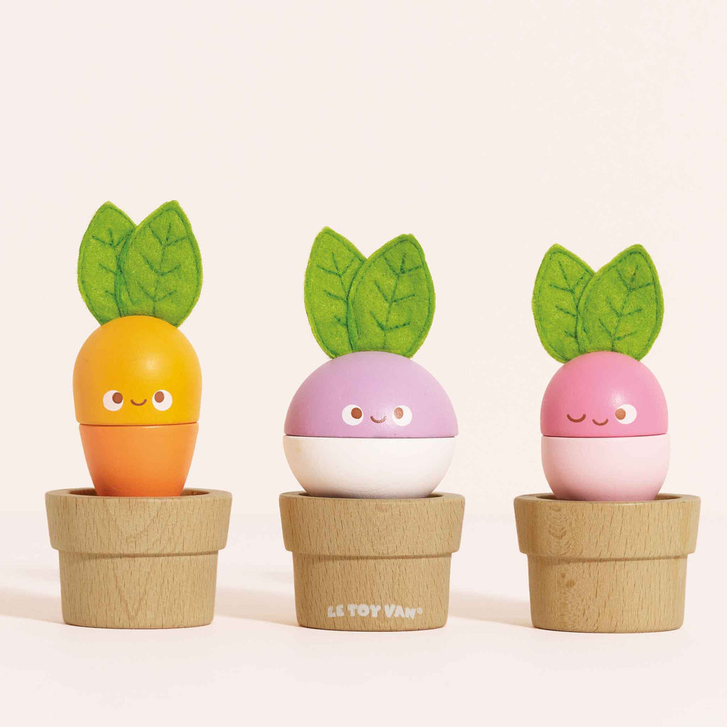 Stacking Wooden Veggies