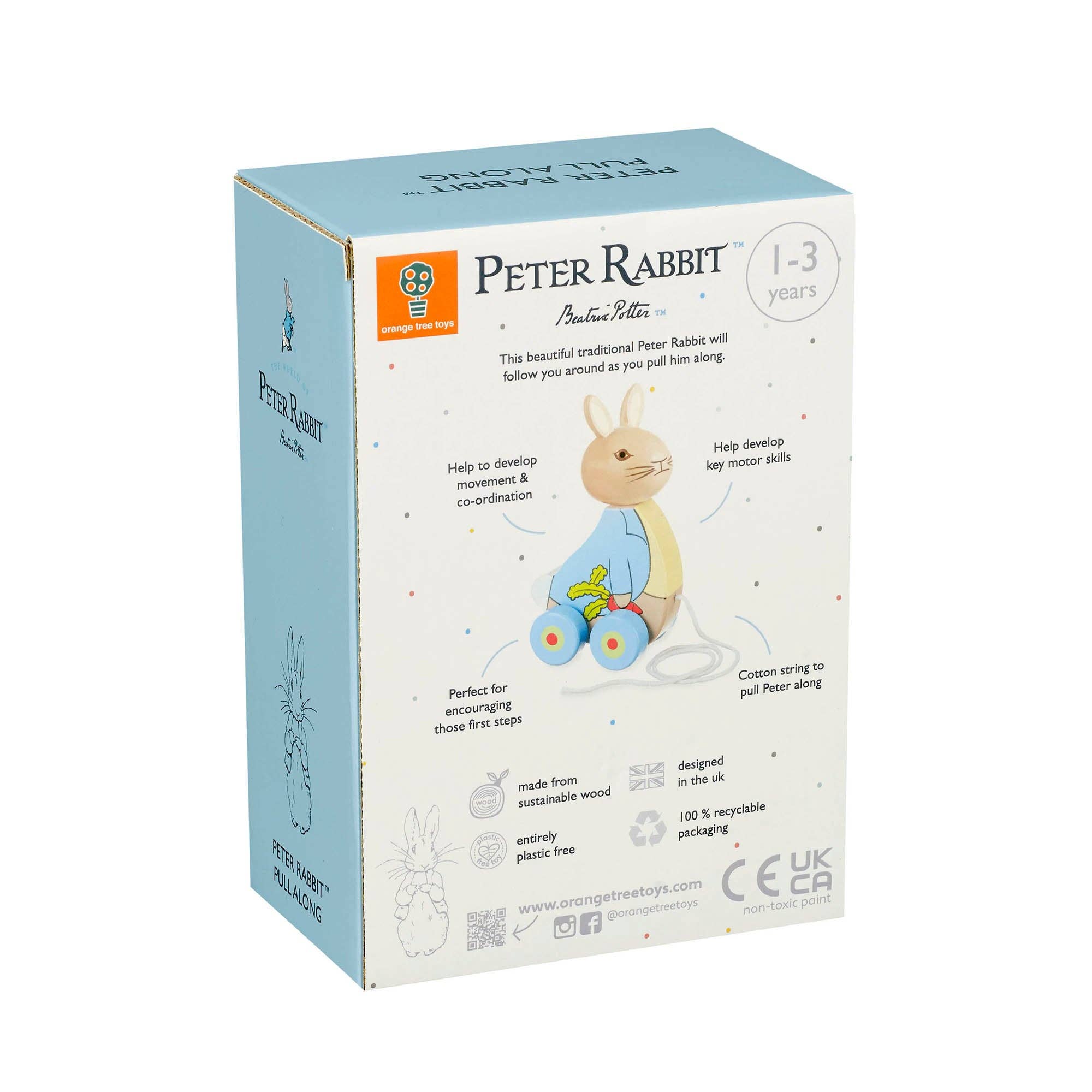 Peter Rabbit™ Wooden Pull Along