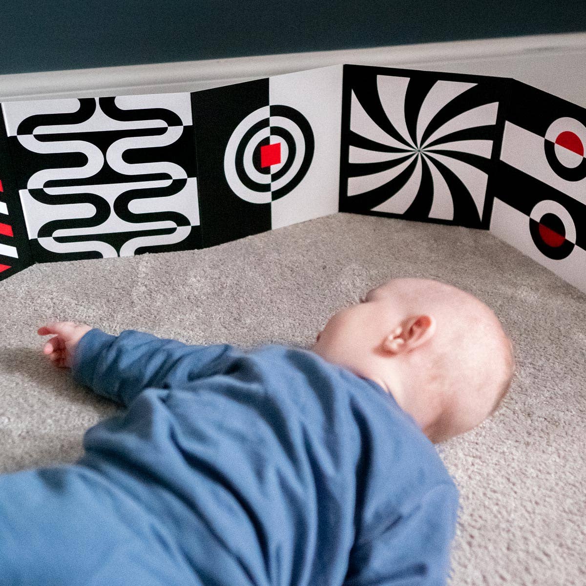 Sensory Board For Babies (0+ Months) | Black & White Sensory Toy