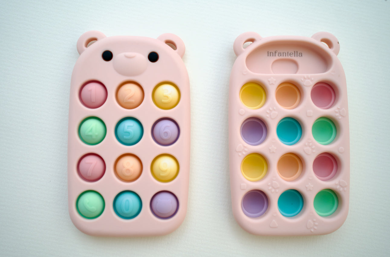 Infantella Pop It Teether Phone