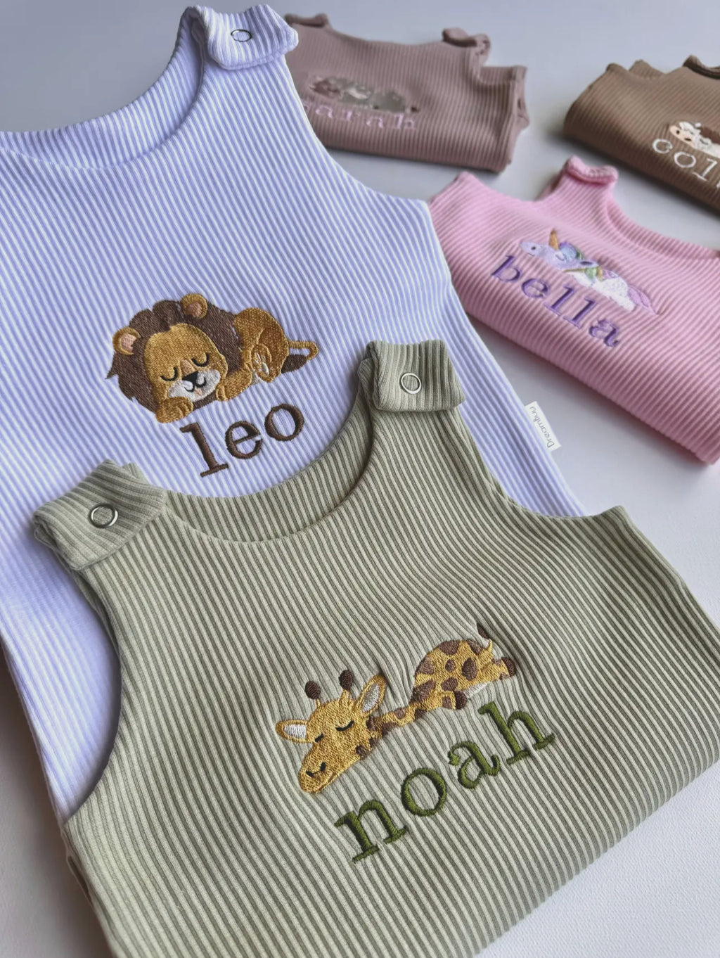 Animal Themed Personalised Dungarees