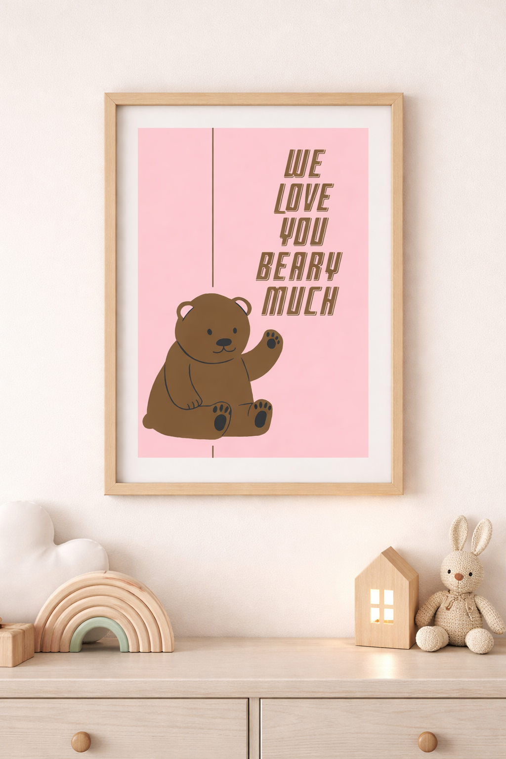 Love You Beary Much Print