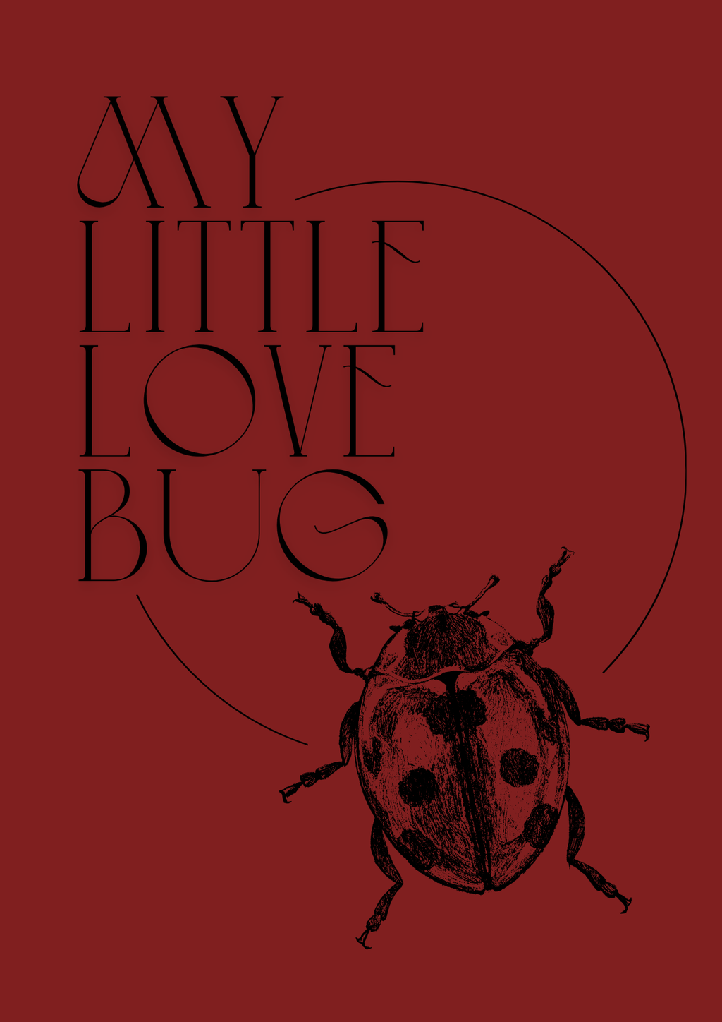 My Little Love Bug Print