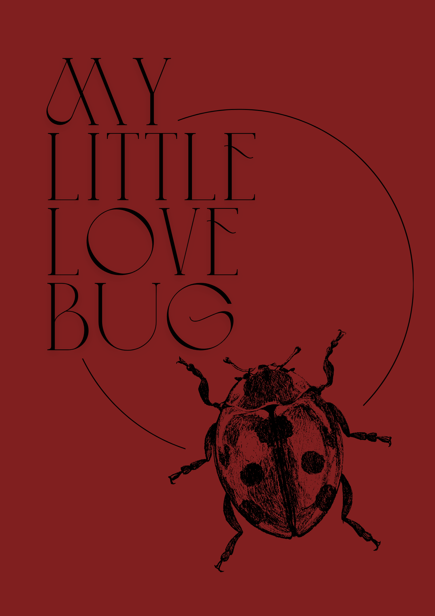 My Little Love Bug Print