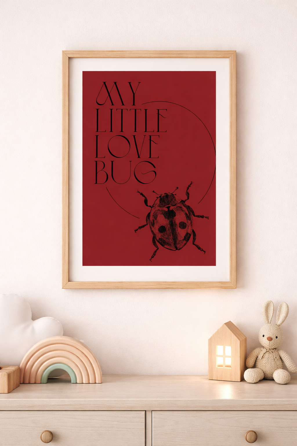 My Little Love Bug Print