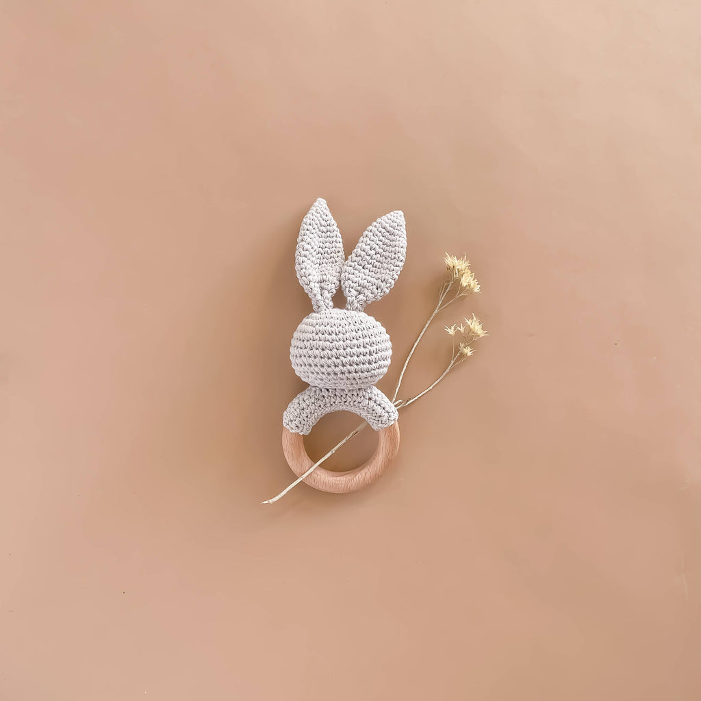 Bunny Crochet Rattle