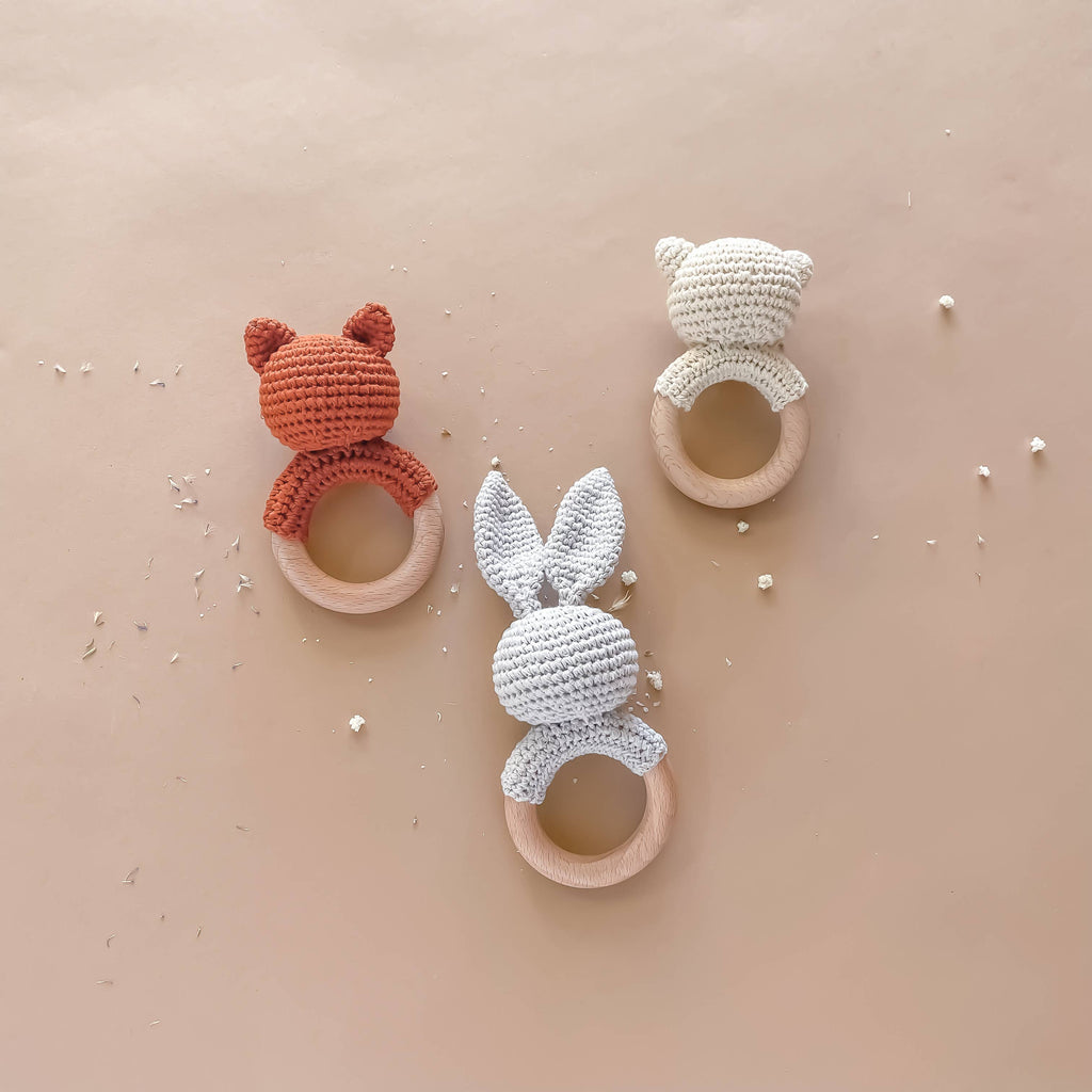 Bunny Crochet Rattle