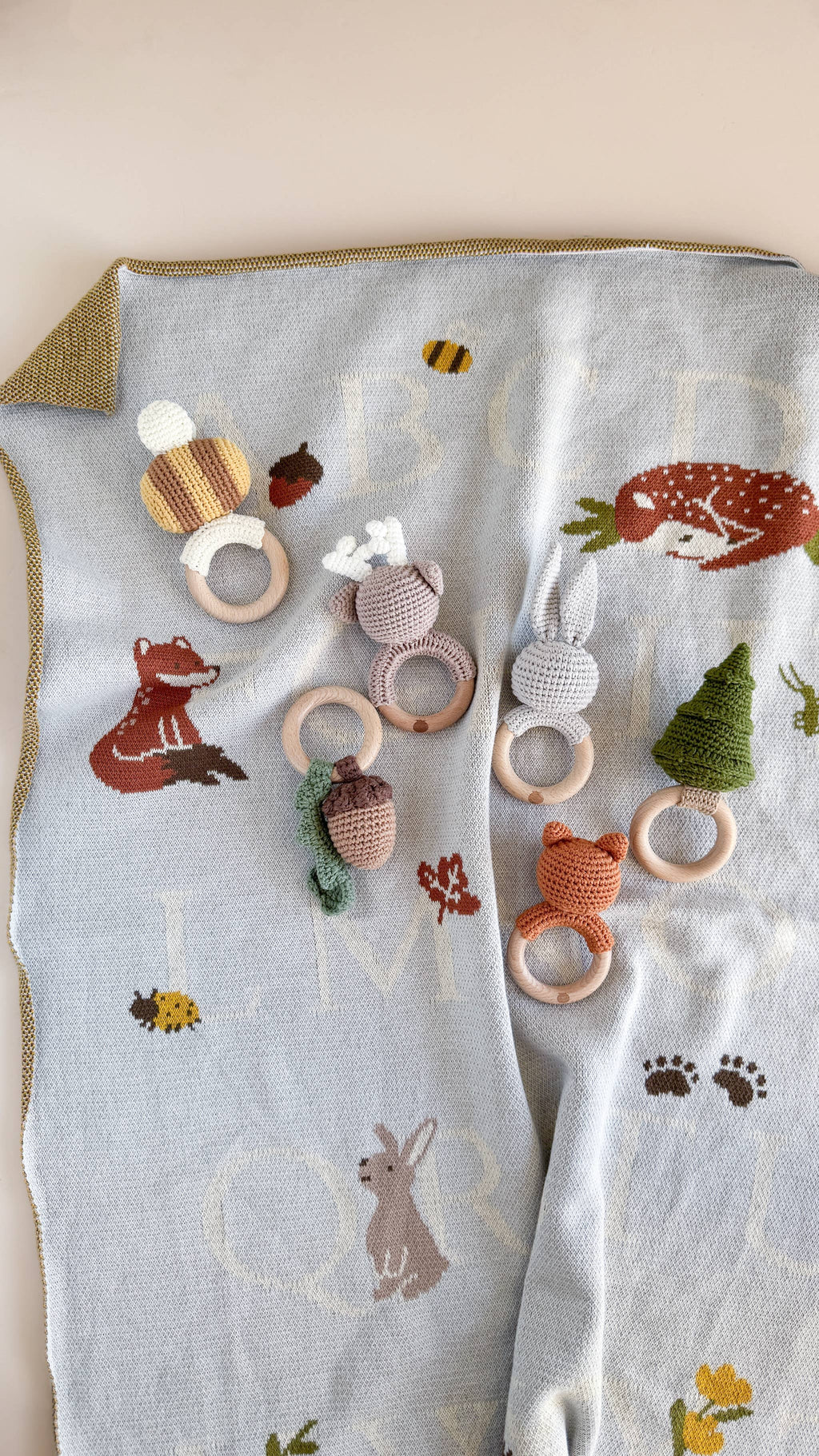 Bunny Crochet Rattle