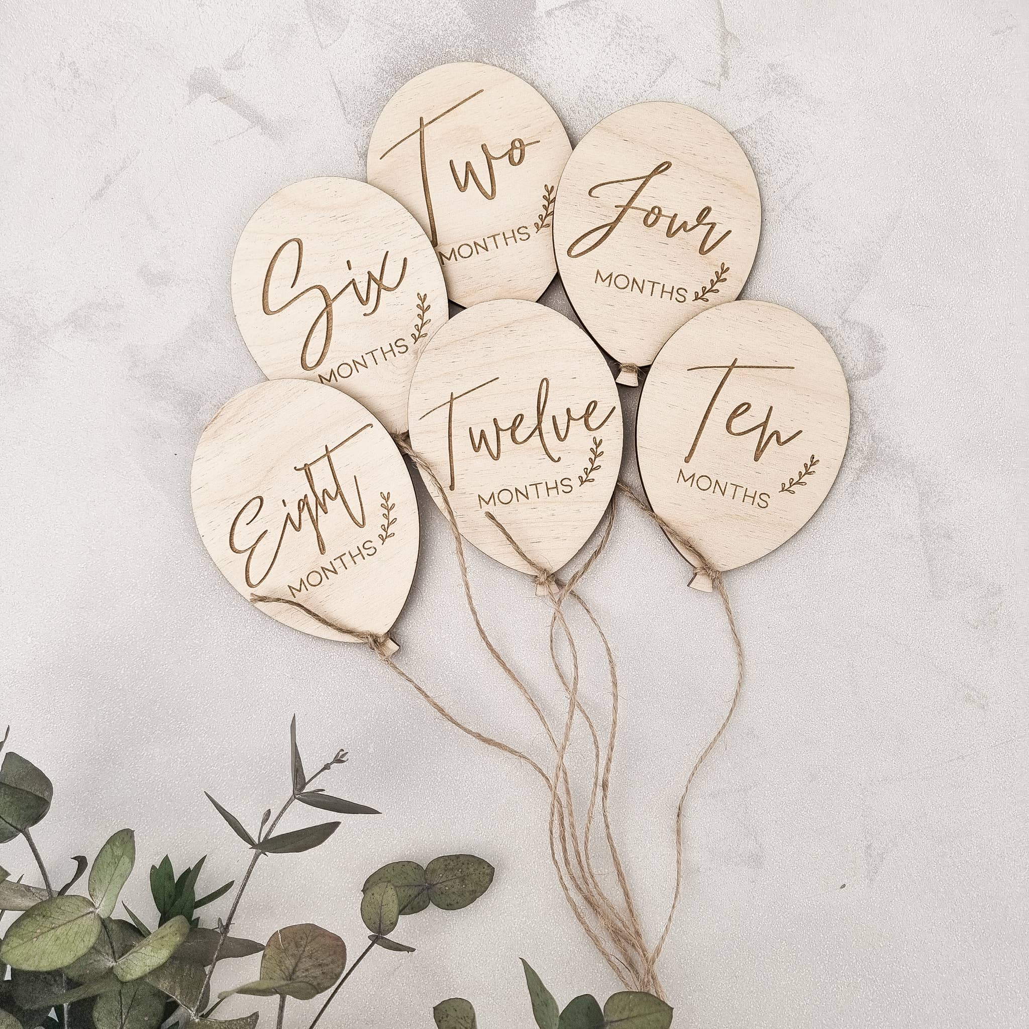 Balloon Baby Milestone Cards | TilleyTree