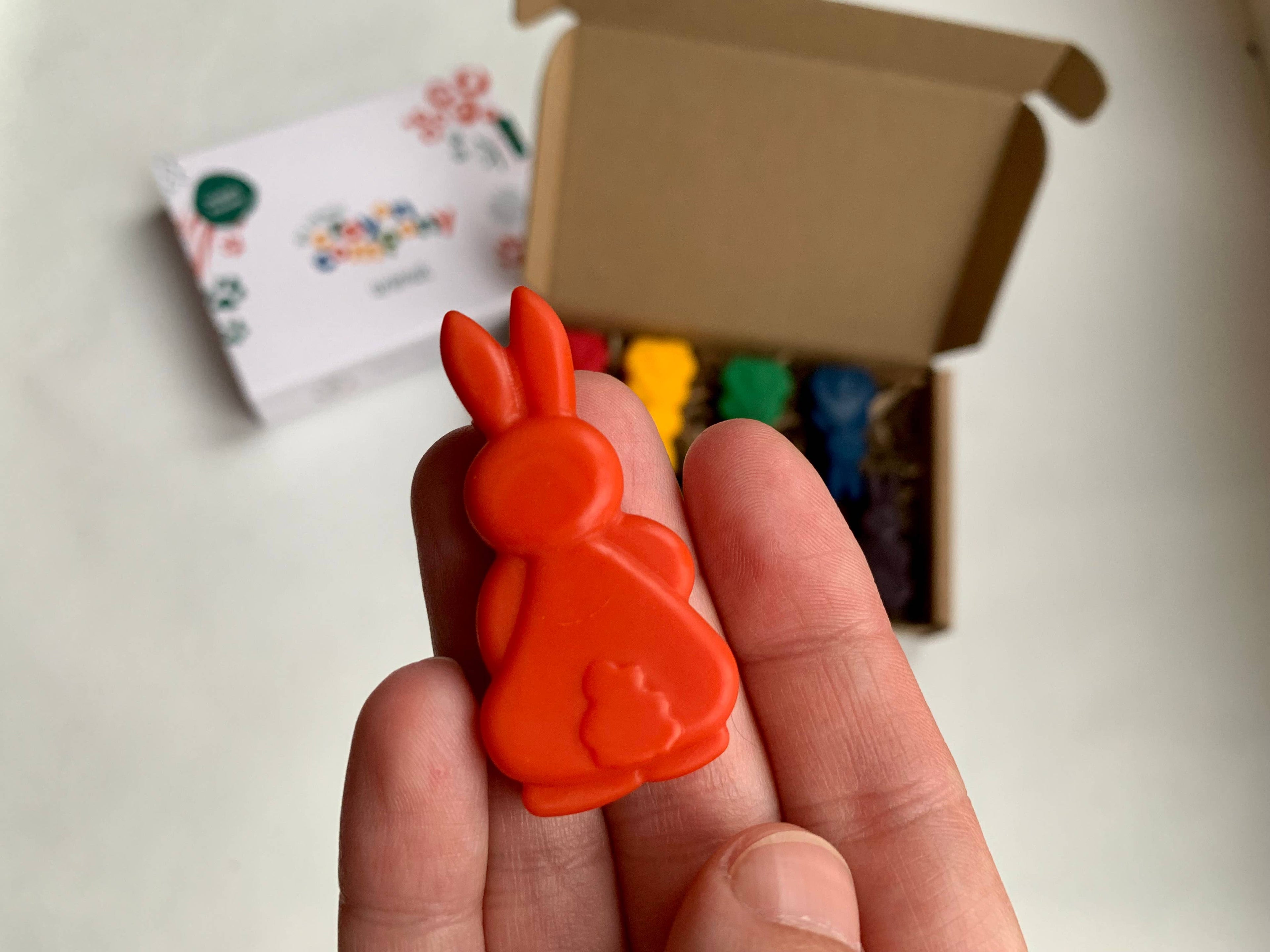 Bunnies Set of 4 Vegan Crayons
