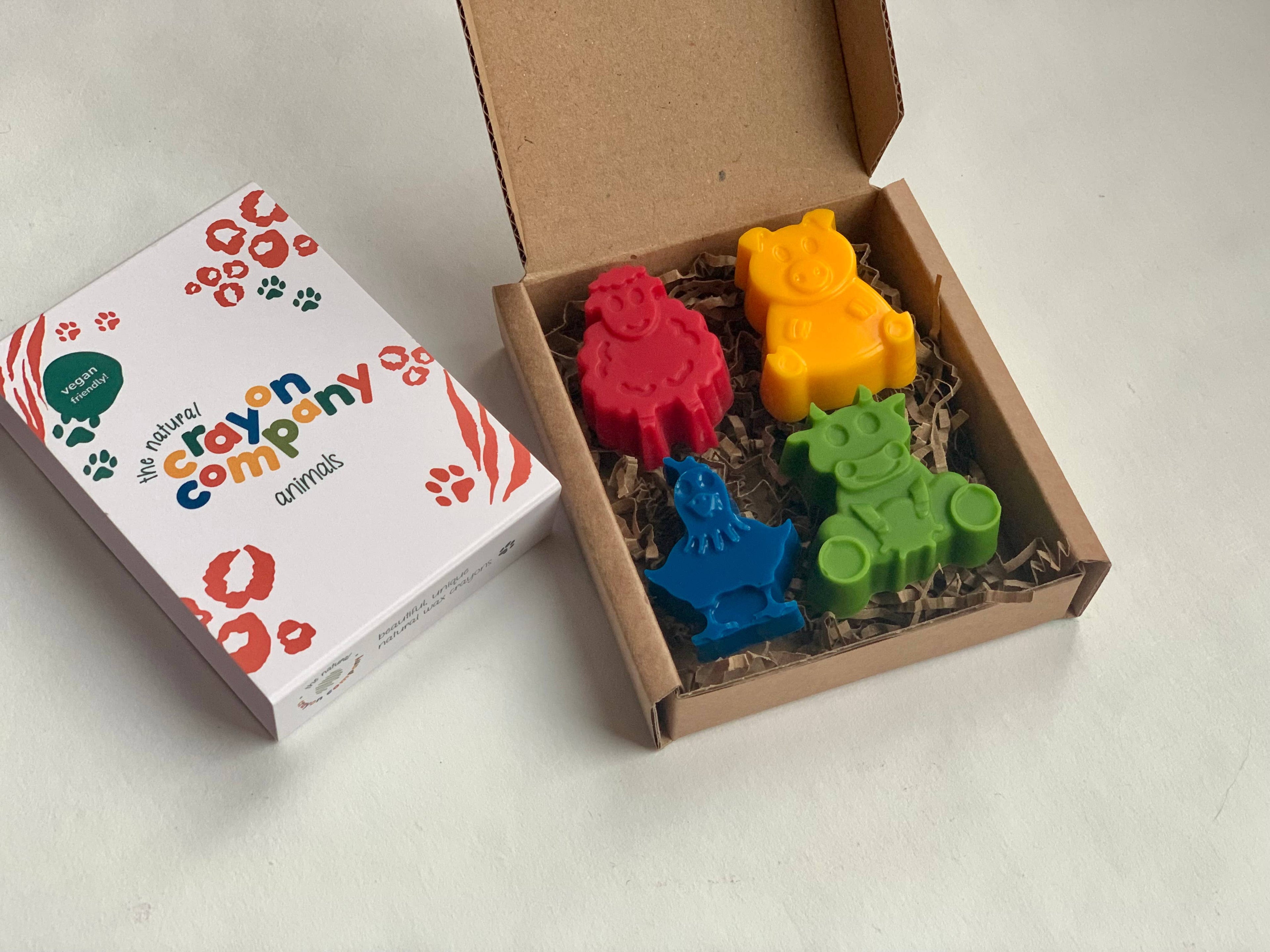 Farmyard Set of 4 Vegan Crayons