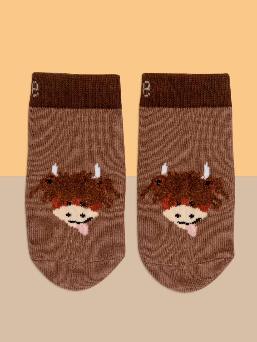 Neutral Hamish Cow Socks