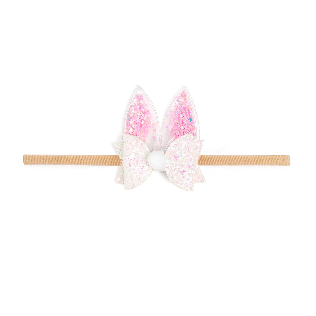 Shaker Easter Bunny Ear Bow Baby Headband - Hair Accessories