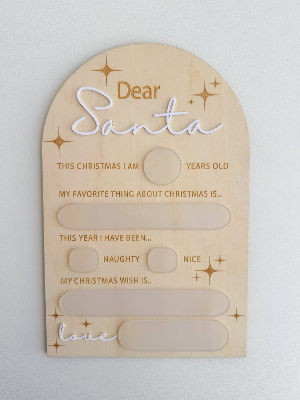 DEAR SANTA BOARD