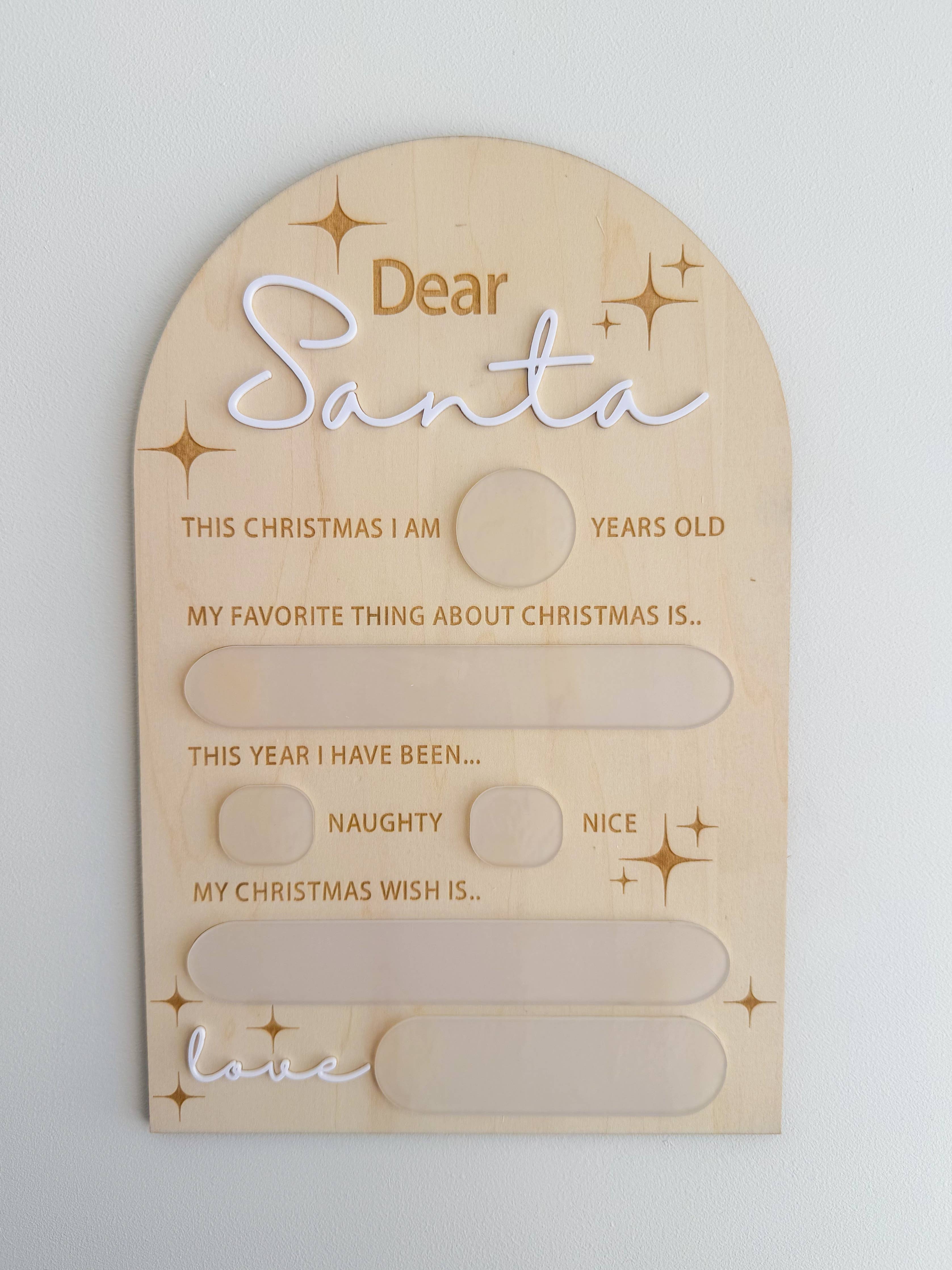 DEAR SANTA BOARD