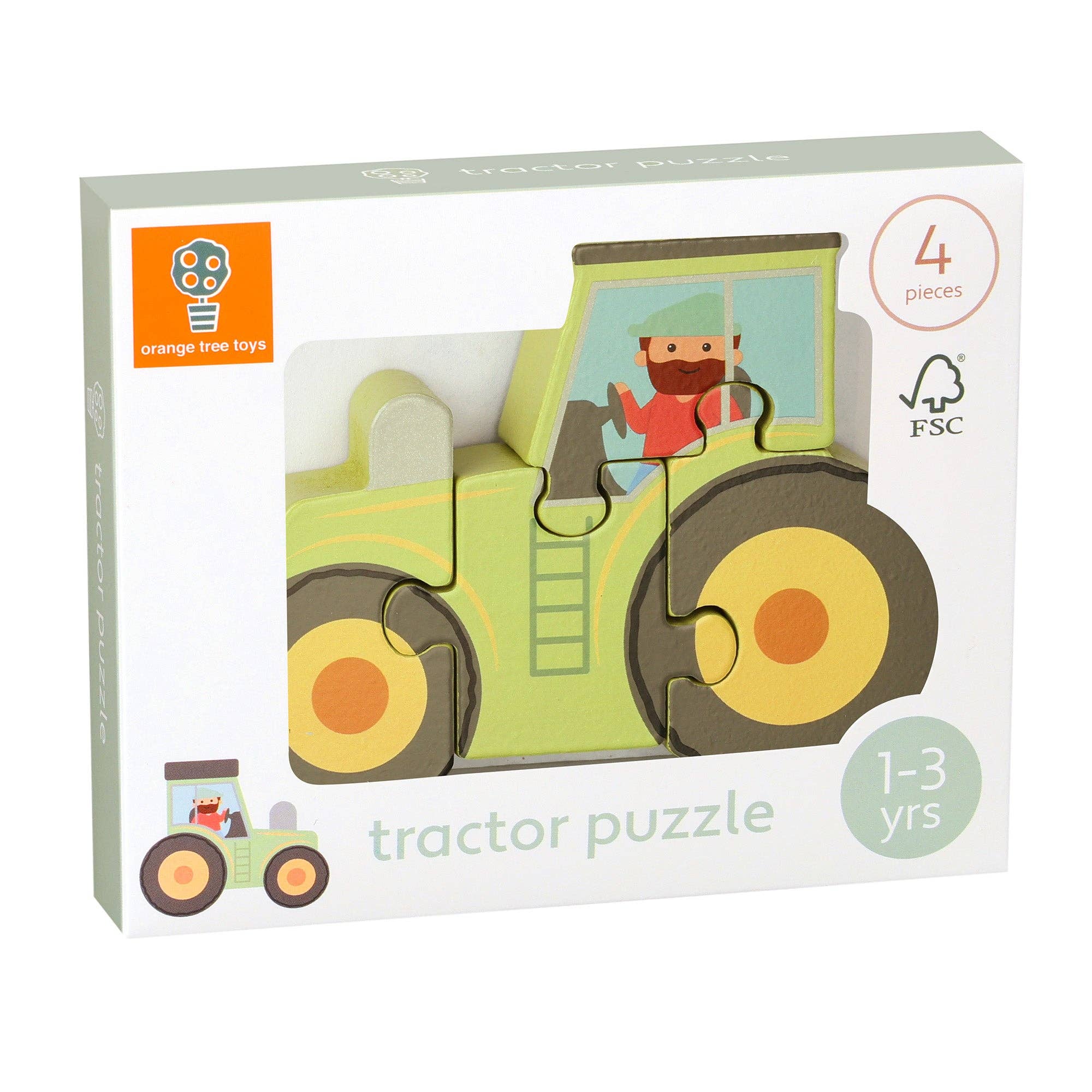 Tractor Wooden Puzzle