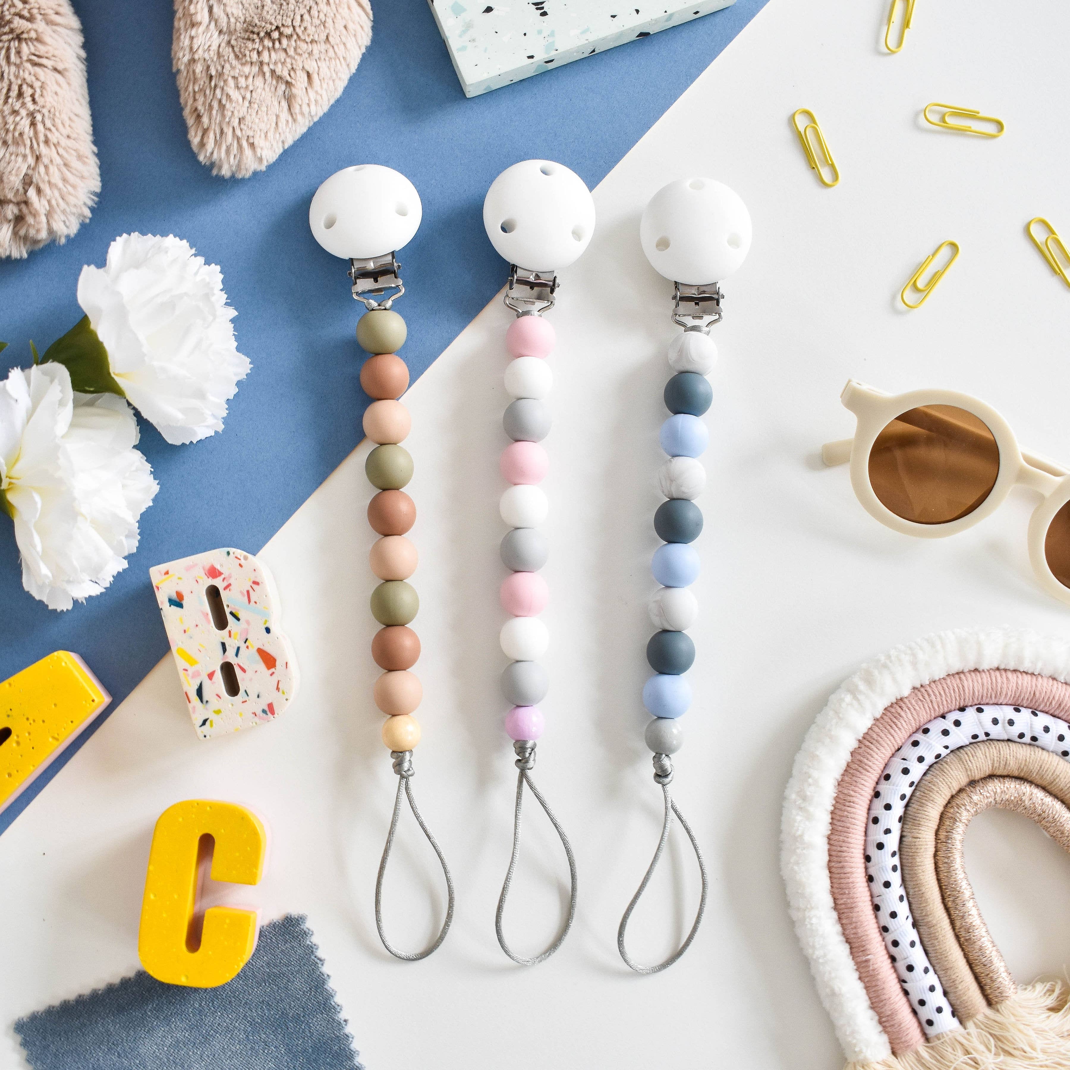 Colourful Dummy Clip: Blue grey mix