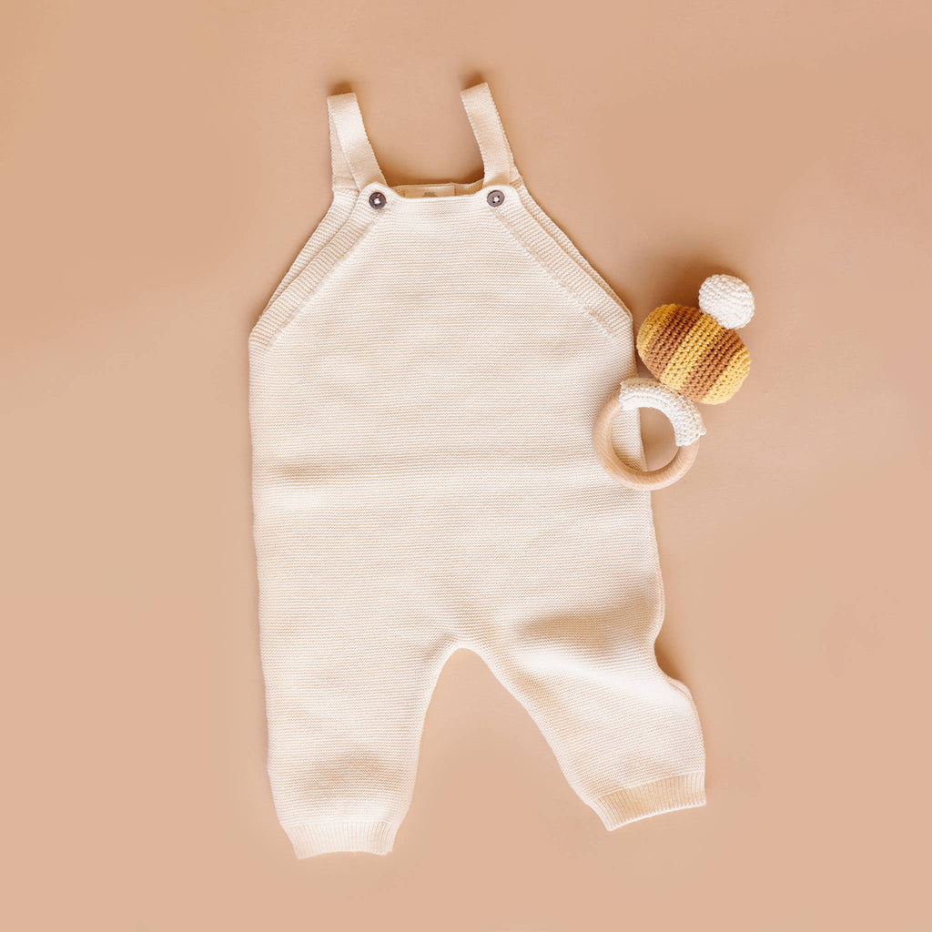 Teether Bee Crochet Rattle