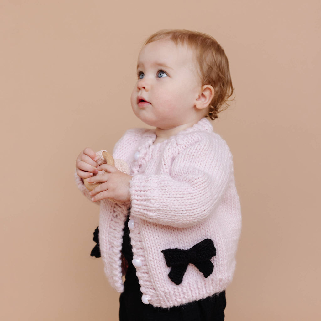 Bow Cardigan Baby 12-24M