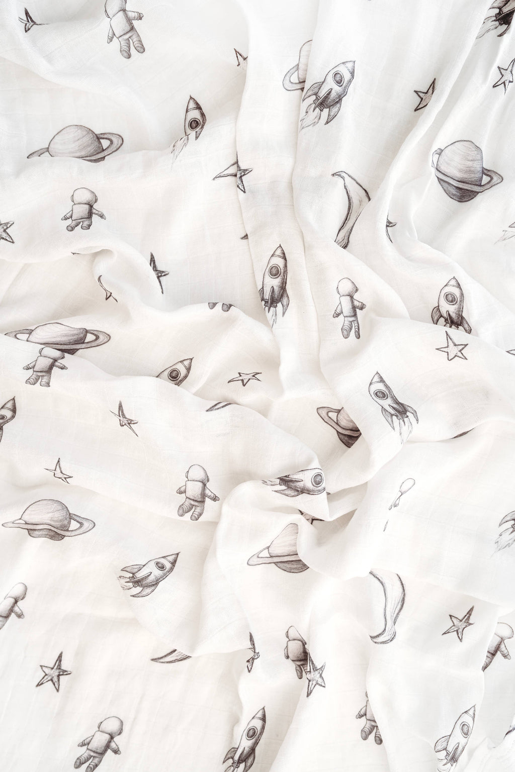 Planet of dreams/ Space/moon/stars Muslin blanket